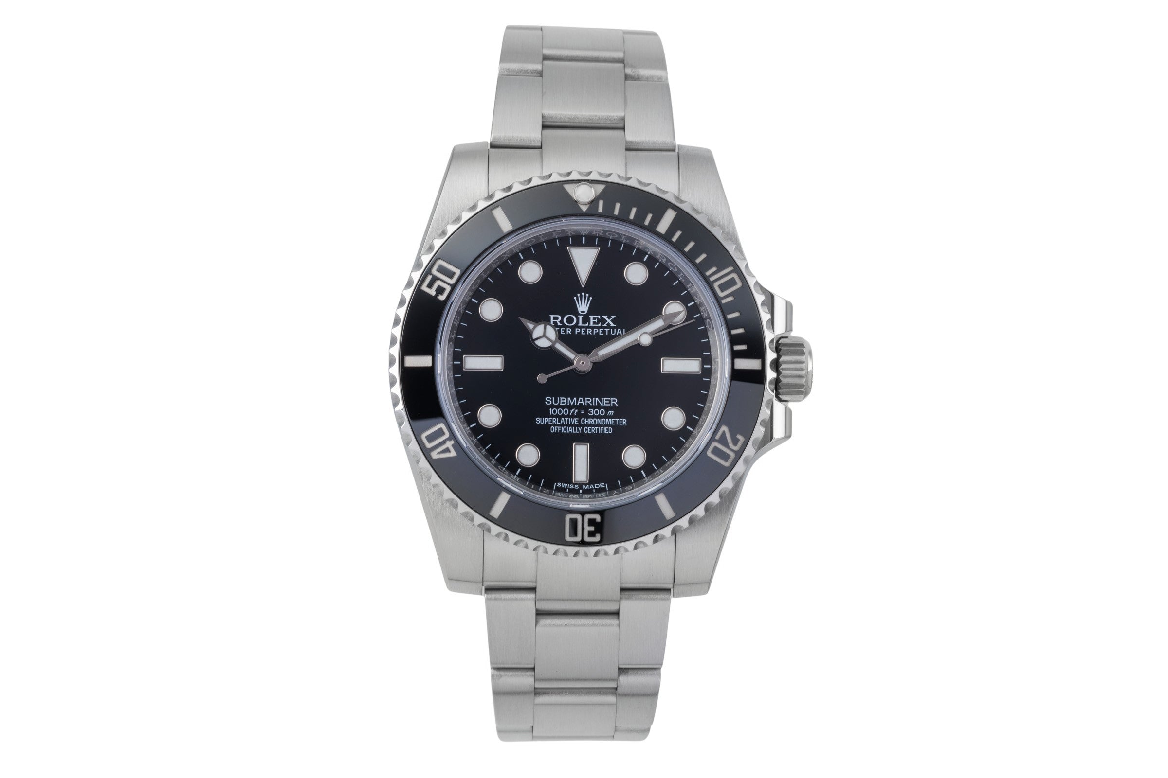 Rolex Submariner acier automatique montre pour hommes 114060  [2506093]