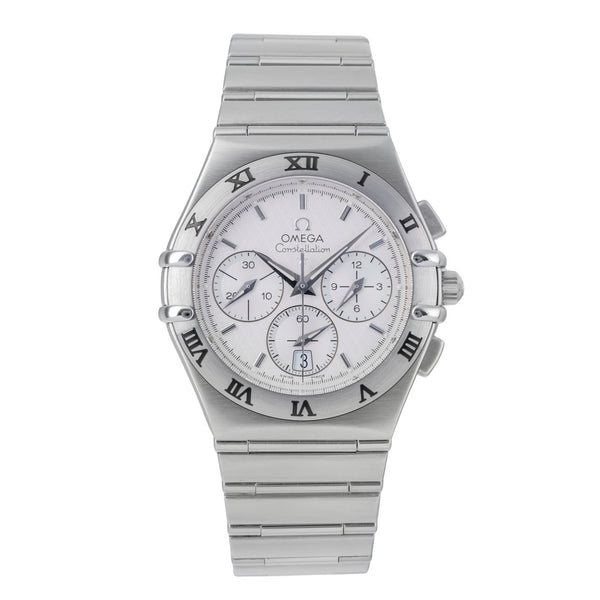 Omega Constellation chronograph steel quartz men's watch 1542.30.00  [2506094]