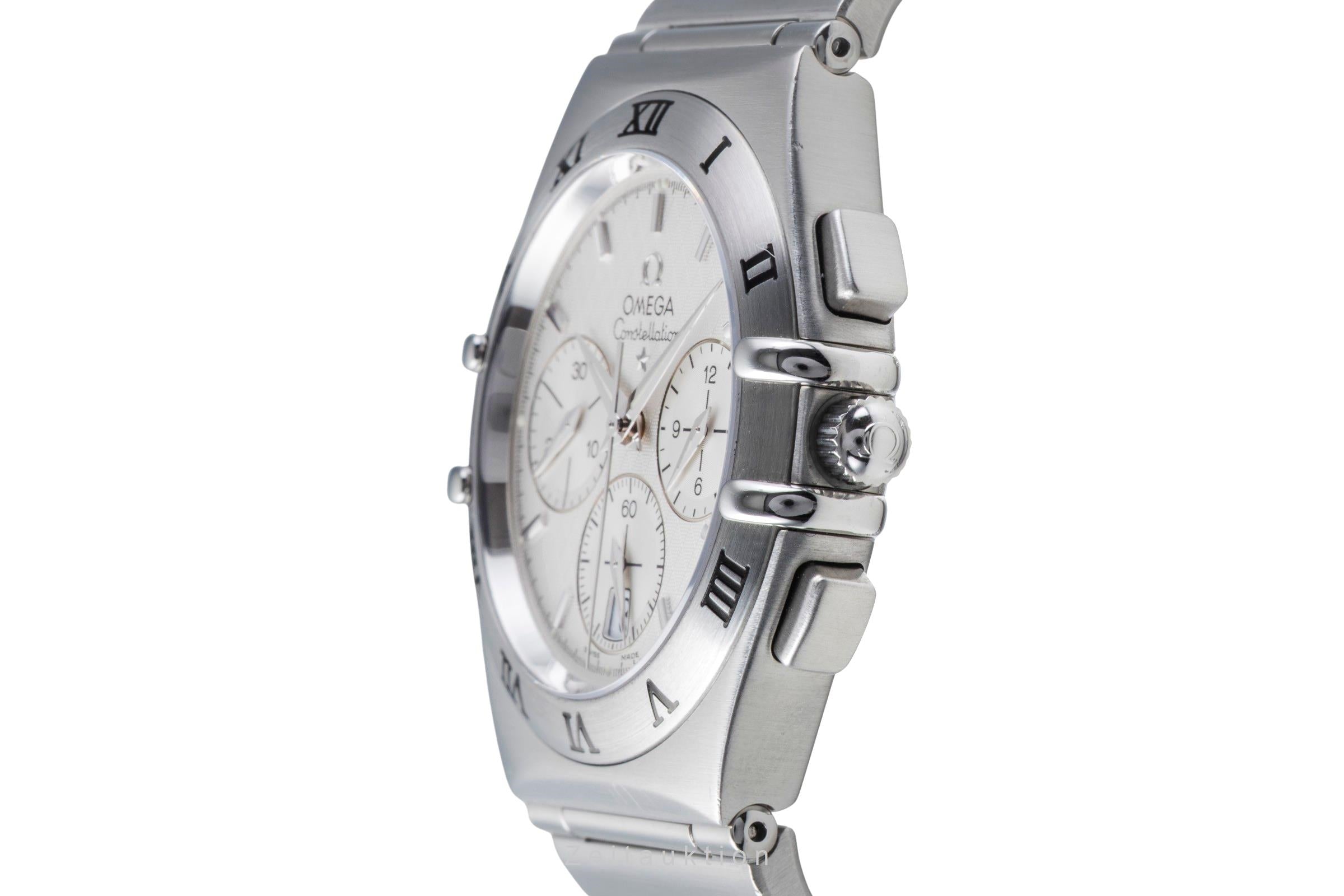 Omega Constellation chronograph steel quartz men's watch 1542.30.00  [2506094]