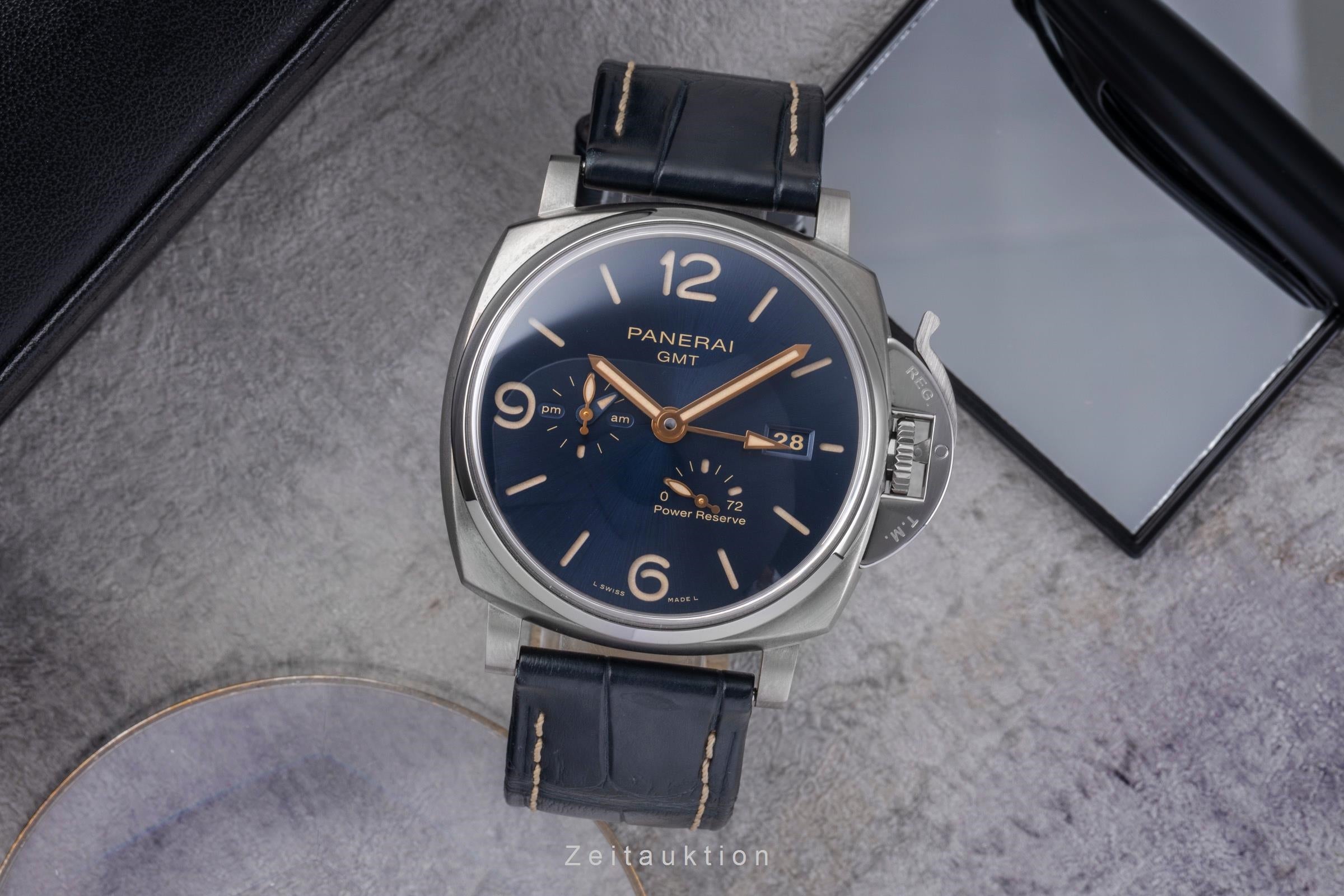 Panerai Luminor GMT titanio automático reloj para caballeros PAM00964  [2506098]