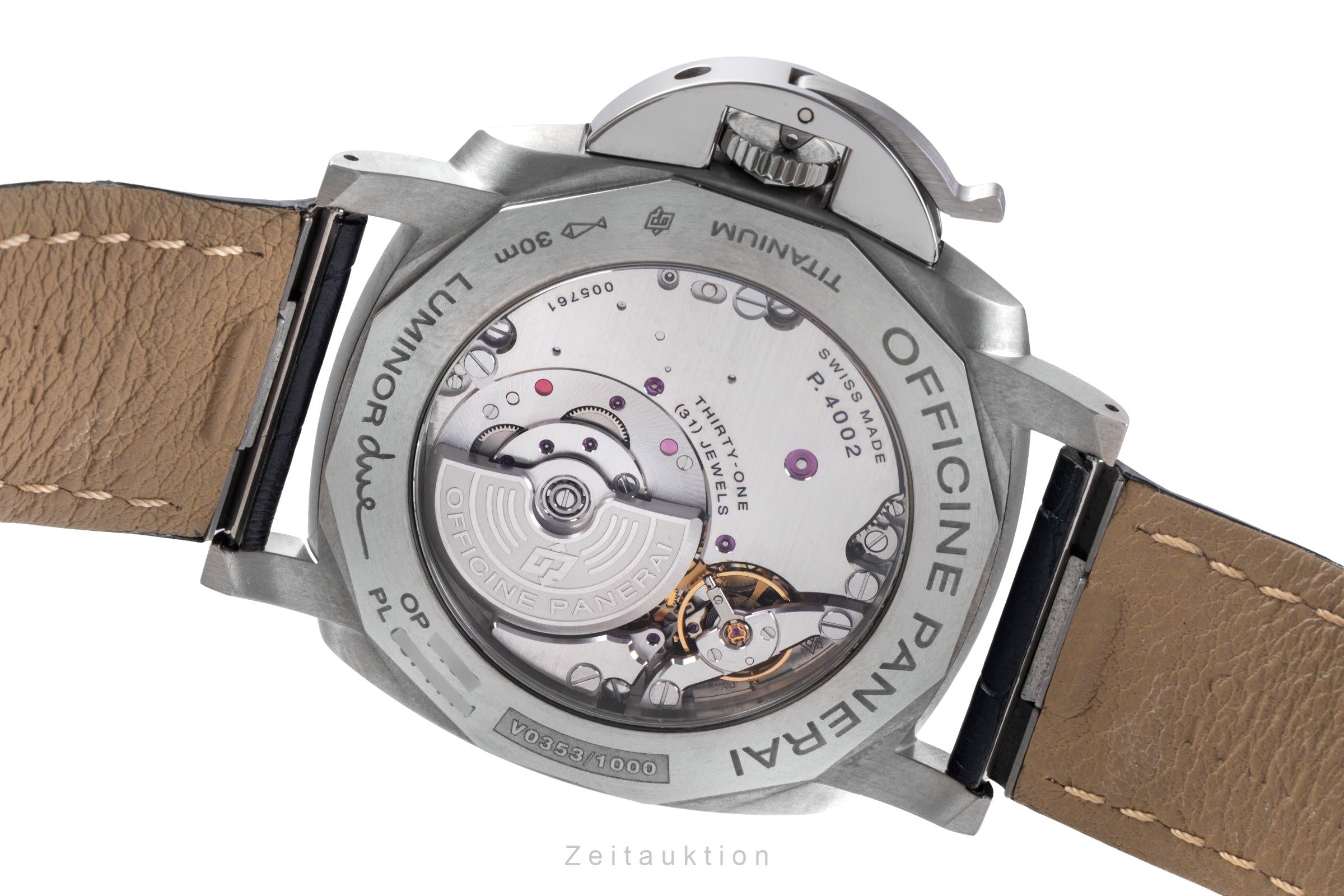 Panerai Luminor GMT titanio automático reloj para caballeros PAM00964  [2506098]