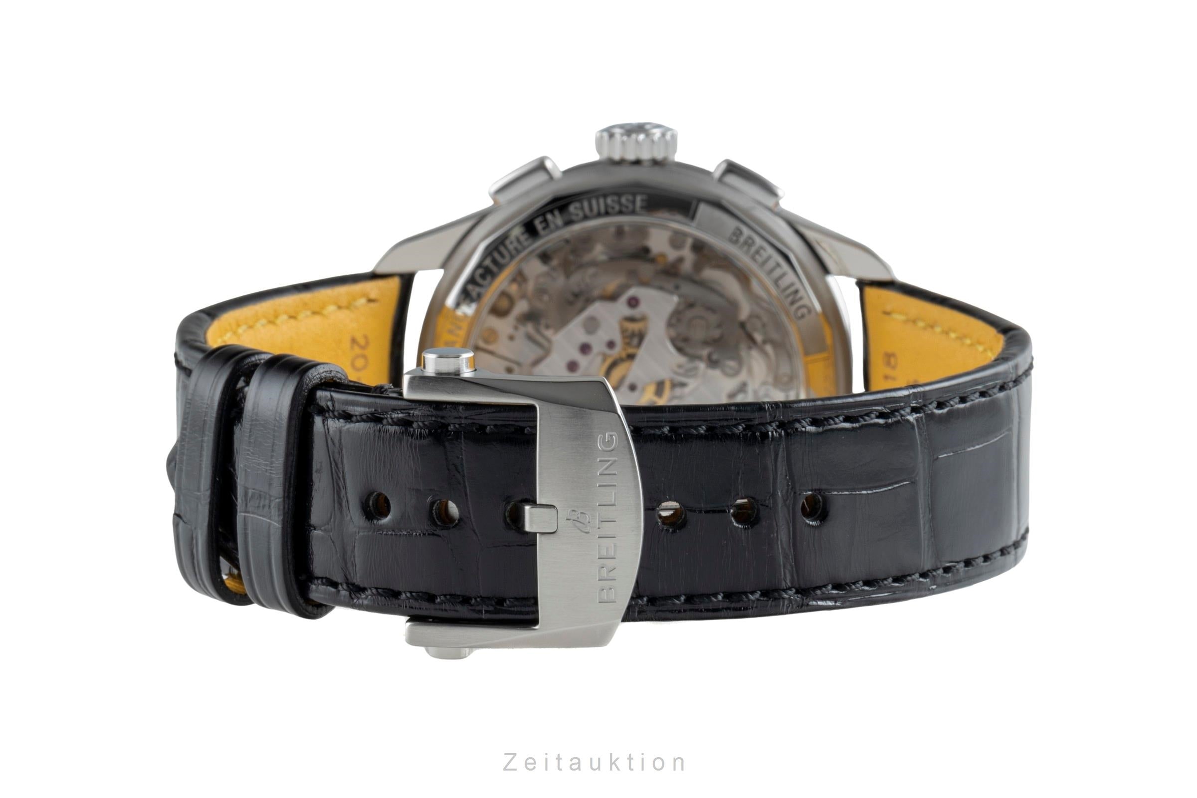 Breitling Premier cronografo acciaio carica manuale orologio da uomo AB0930  [2506100]