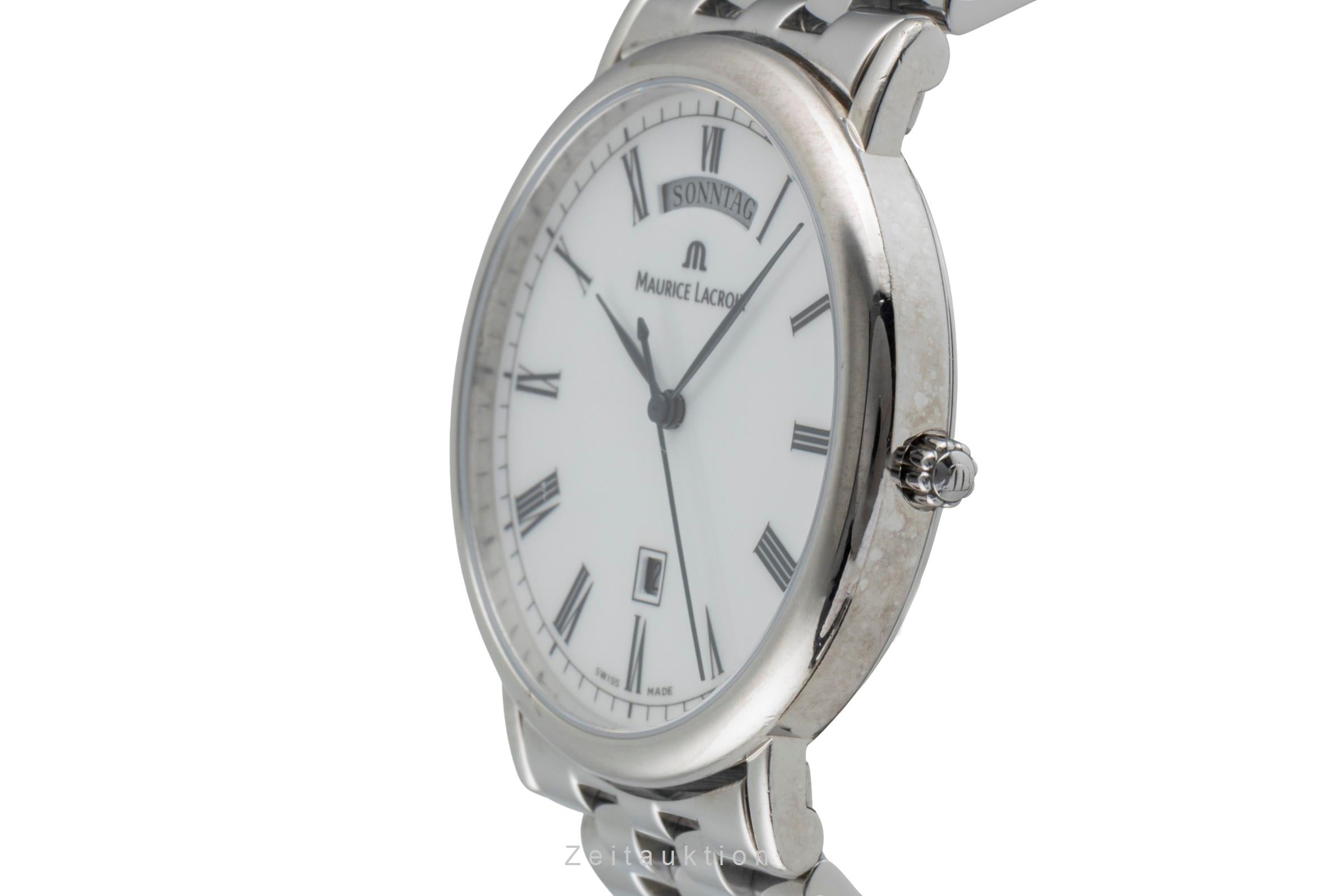 Maurice Lacroix Les Classiques Stahl Quarz Herrenuhr Ref. 96856  [2506101]