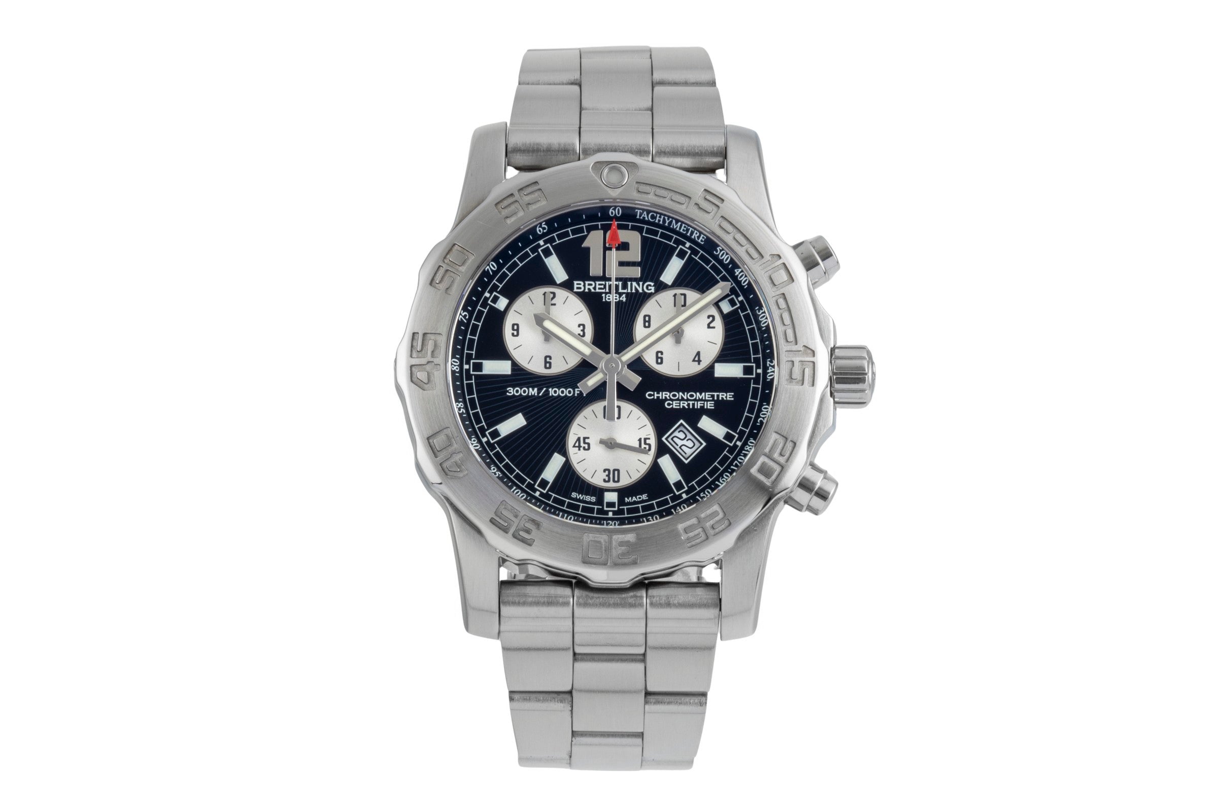 Breitling Colt Chronograph II Edelstahl Quarz Herrenuhr Ref. A7338710  [2506102]