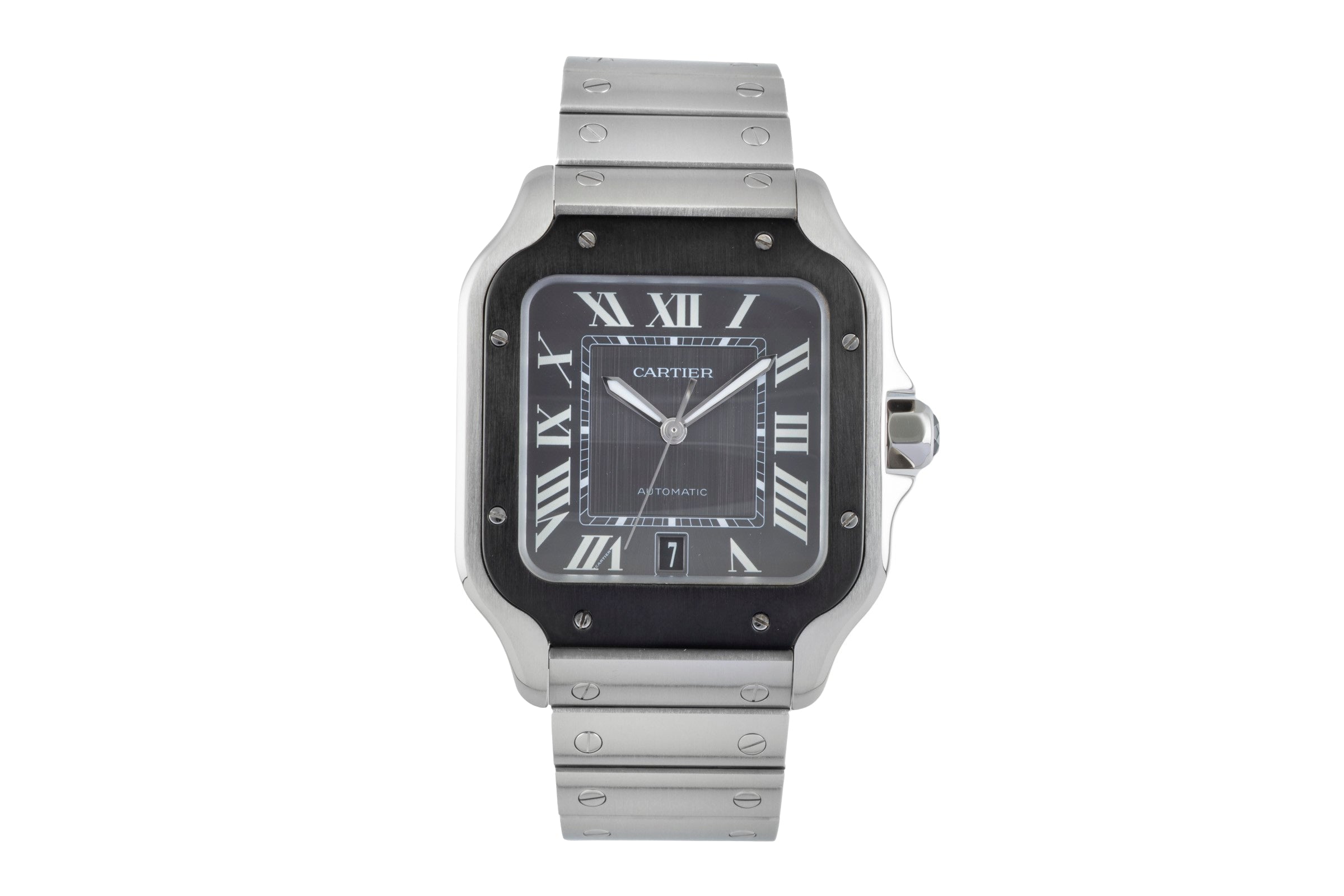 Cartier Santos acier automatique montre pour hommes WSSA0037 LP: 8650EUR  [2506103]