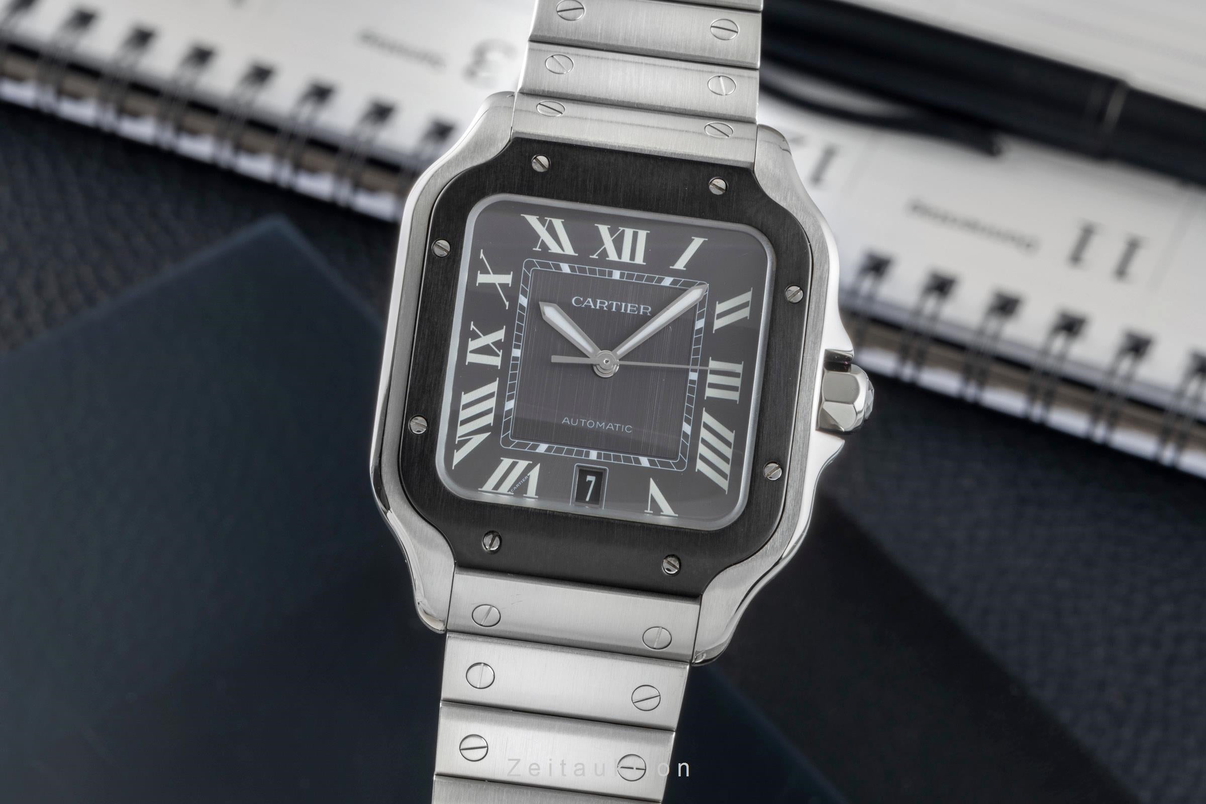 Cartier Santos acier automatique montre pour hommes WSSA0037 LP: 8650EUR  [2506103]