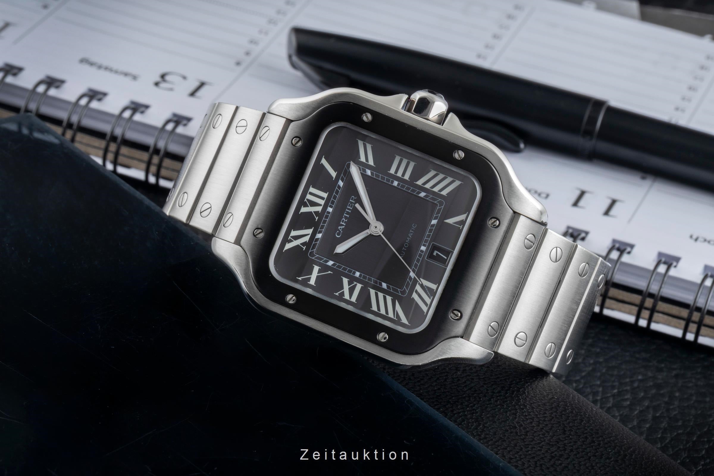 Cartier Santos acero automático reloj para caballeros WSSA0037 LP: 8650EUR  [2506103]