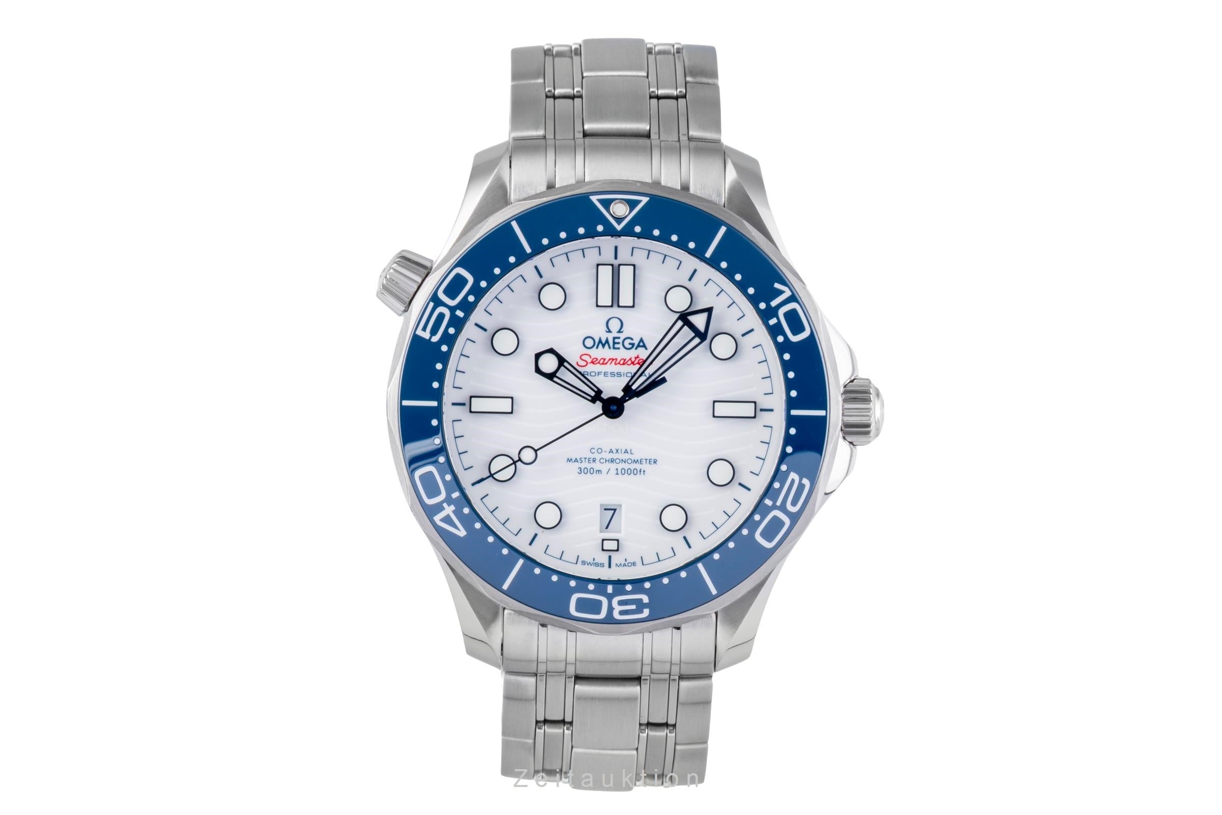 Omega Seamaster acier automatique montre pour hommes 522.30.42.20.04.001 LP: 6500EUR  [2506104]