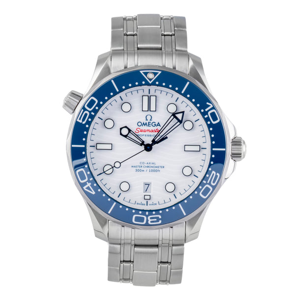 Omega Seamaster acier automatique montre pour hommes 522.30.42.20.04.001 LP: 6500EUR  [2506104]