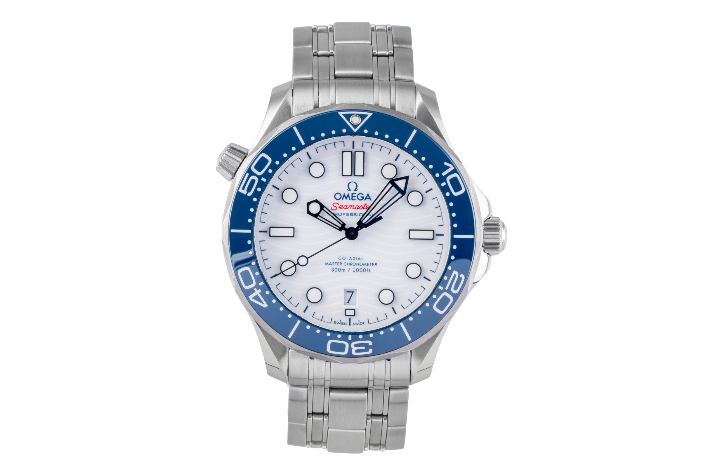 Omega Seamaster acier automatique montre pour hommes 522.30.42.20.04.001 LP: 6500EUR  [2506104]