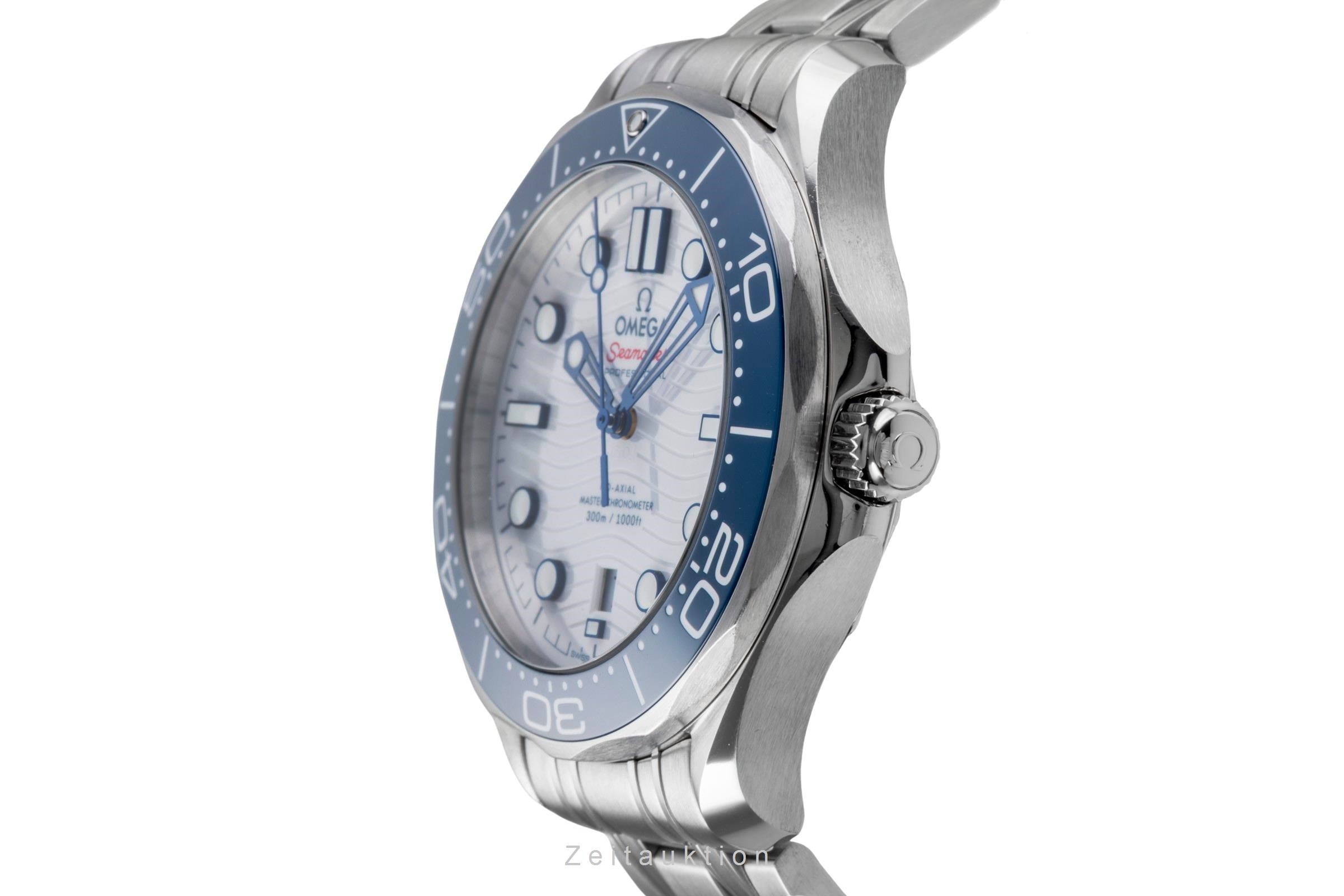 Omega Seamaster acier automatique montre pour hommes 522.30.42.20.04.001 LP: 6500EUR  [2506104]