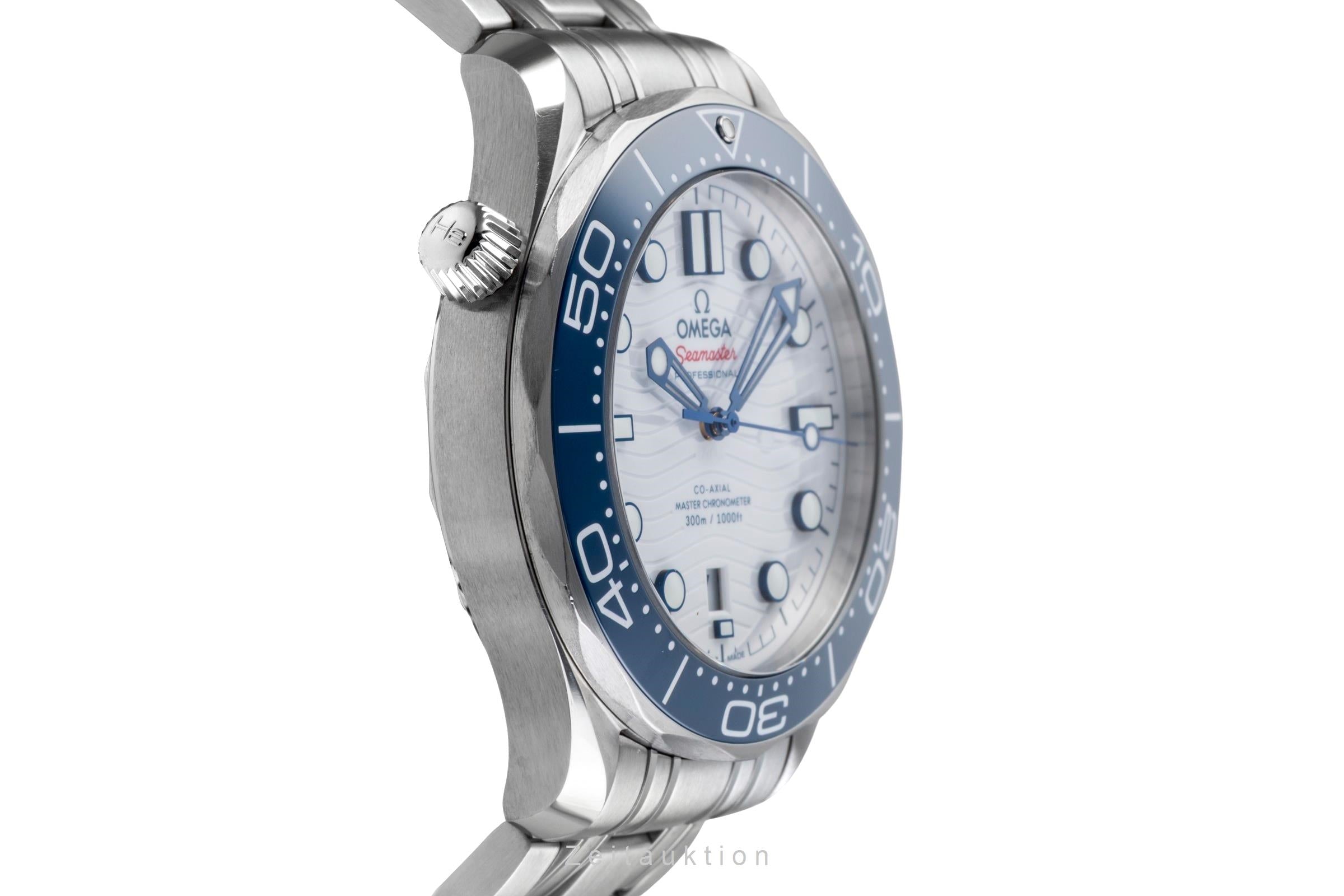 Omega Seamaster acier automatique montre pour hommes 522.30.42.20.04.001 LP: 6500EUR  [2506104]