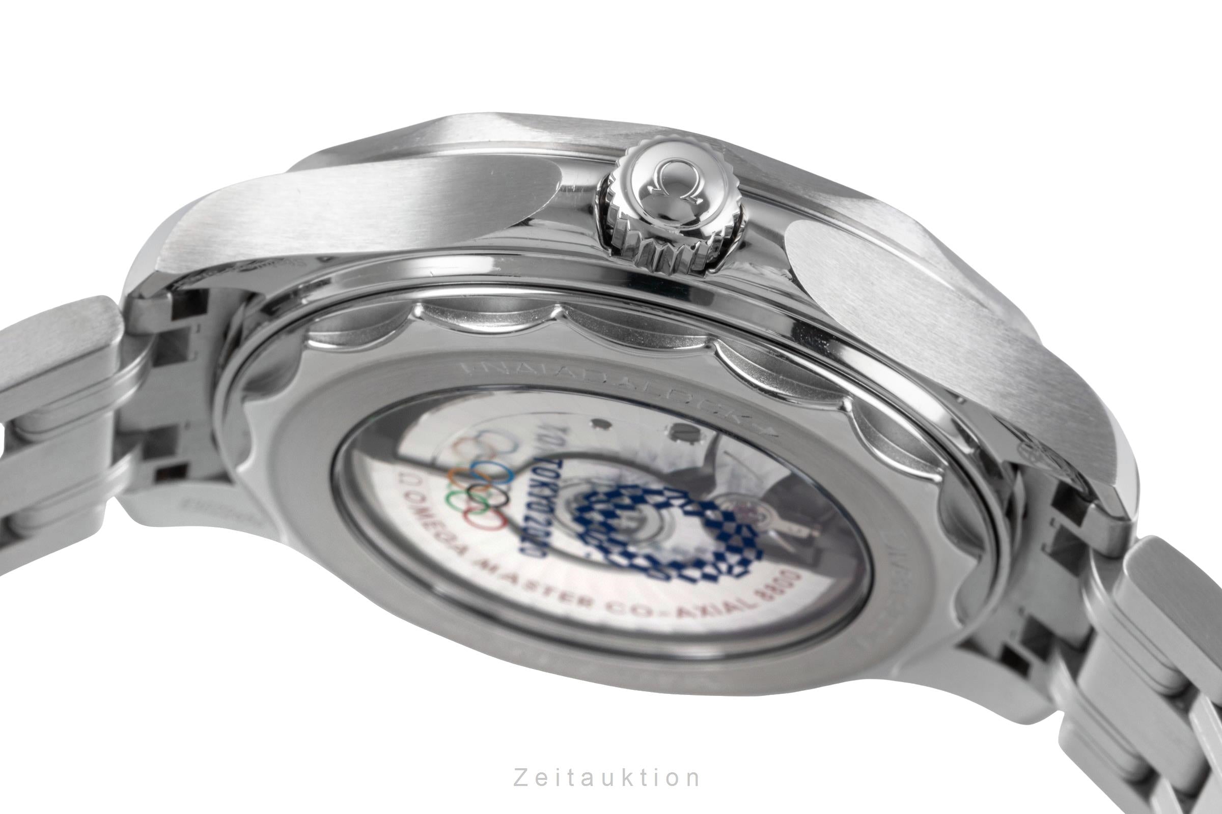 Omega Seamaster acier automatique montre pour hommes 522.30.42.20.04.001 LP: 6500EUR  [2506104]