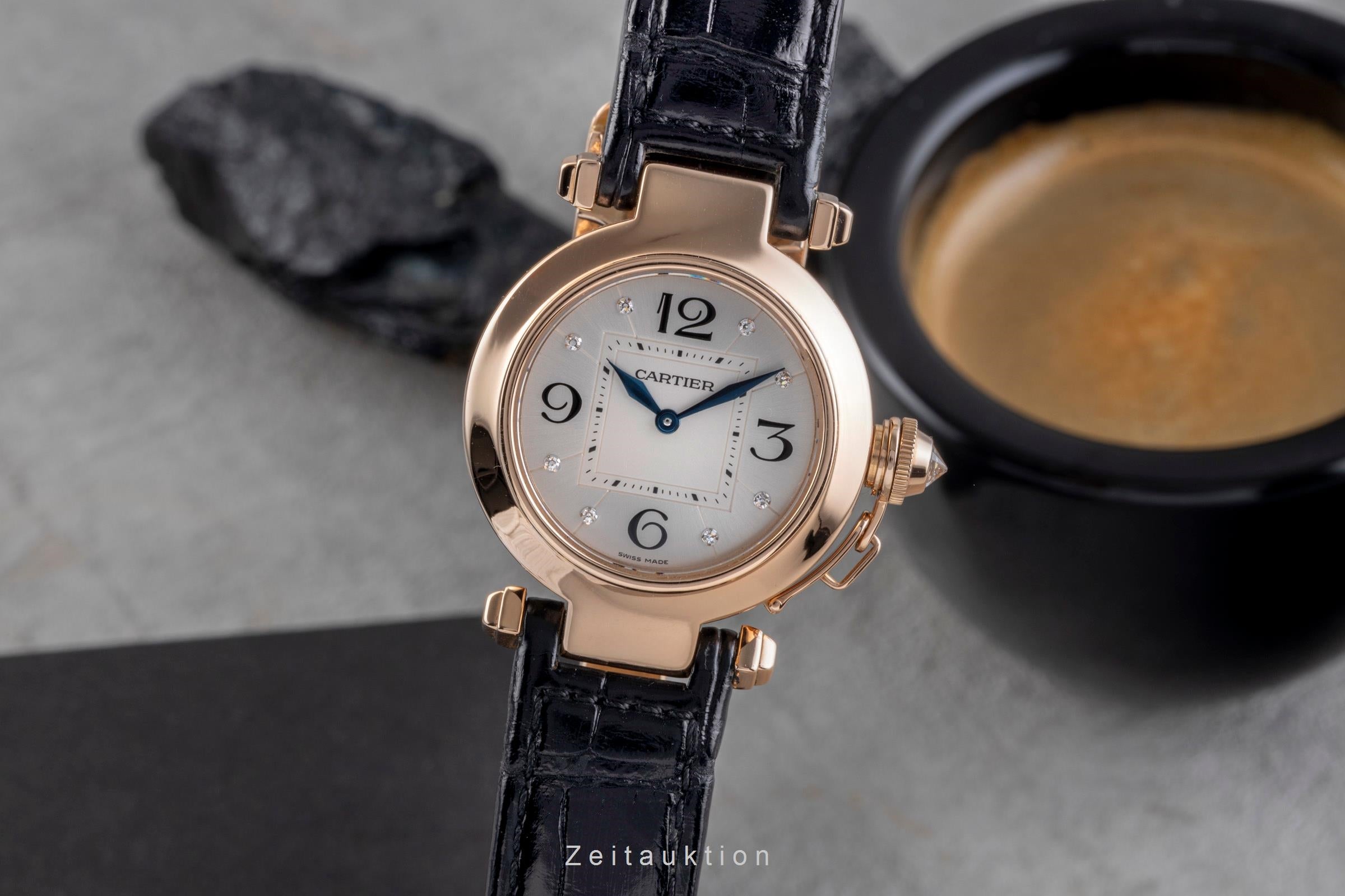 Cartier Pasha or rouge 18 ct quartz montre pour femmes WJ11913G  [2506107]