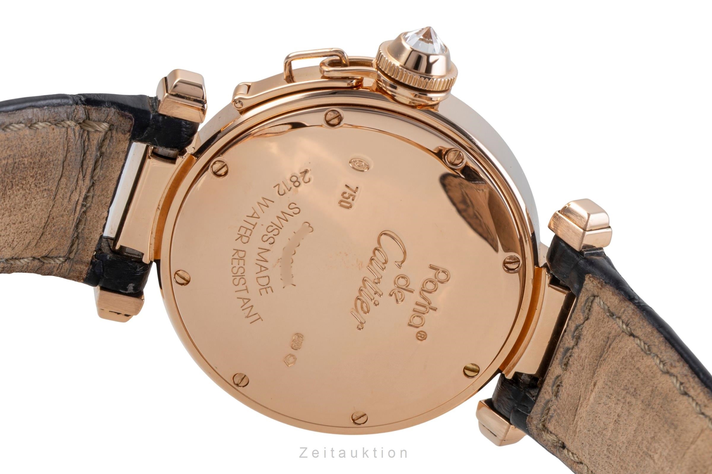 Cartier Pasha 18k (0,750) Rotgold Diamonds Quarz Damenuhr Ref. WJ11913G  [2506107]