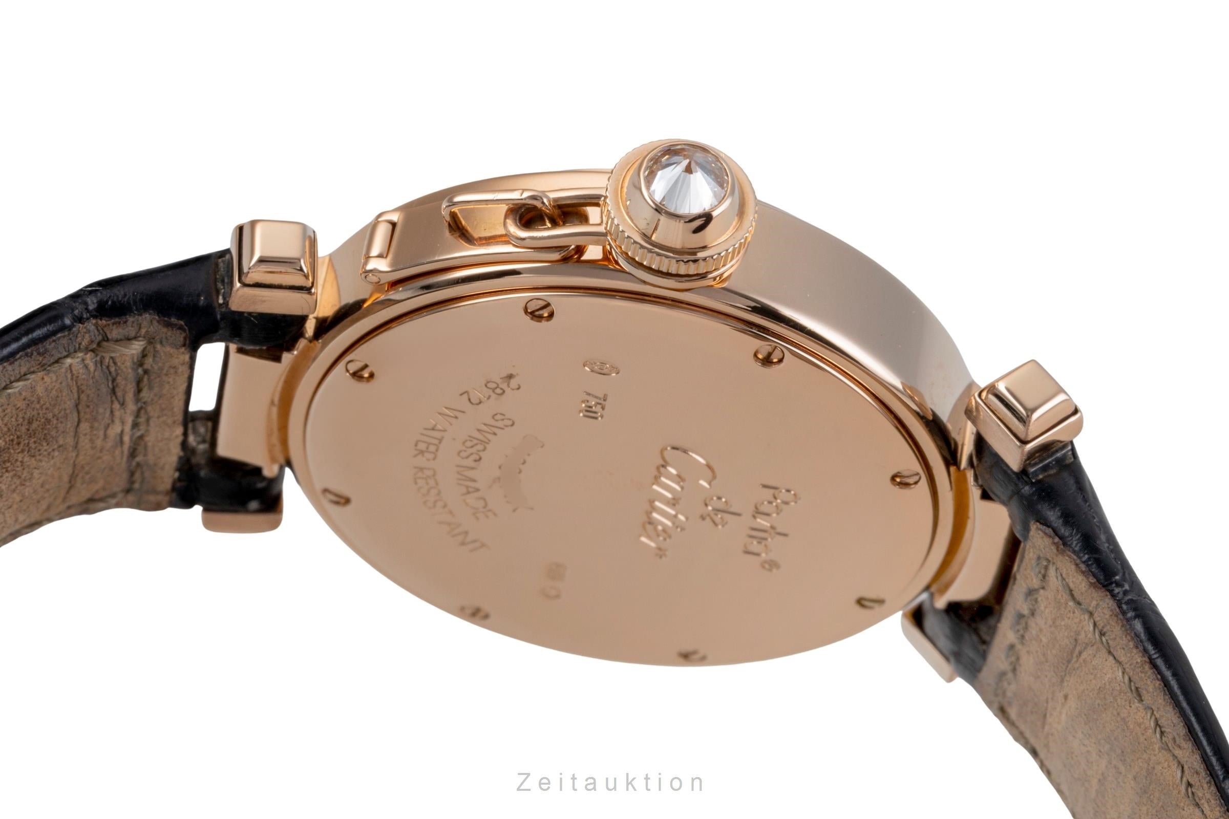 Cartier Pasha 18k (0,750) Rotgold Diamonds Quarz Damenuhr Ref. WJ11913G  [2506107]