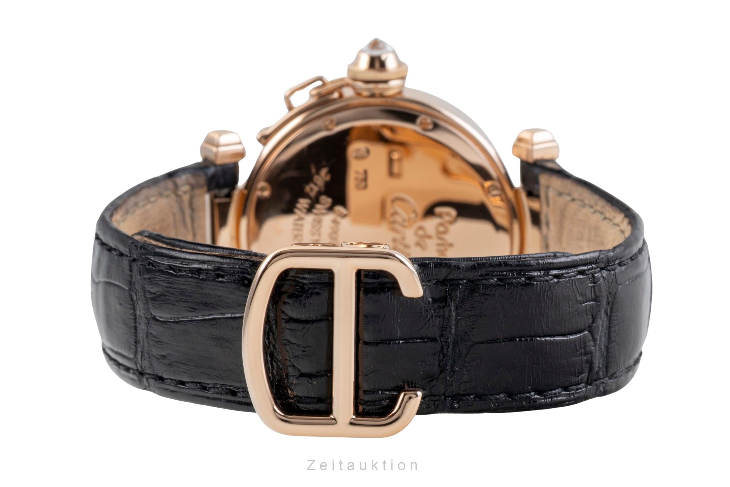 Cartier Pasha 18k (0,750) Rotgold Diamonds Quarz Damenuhr Ref. WJ11913G  [2506107]