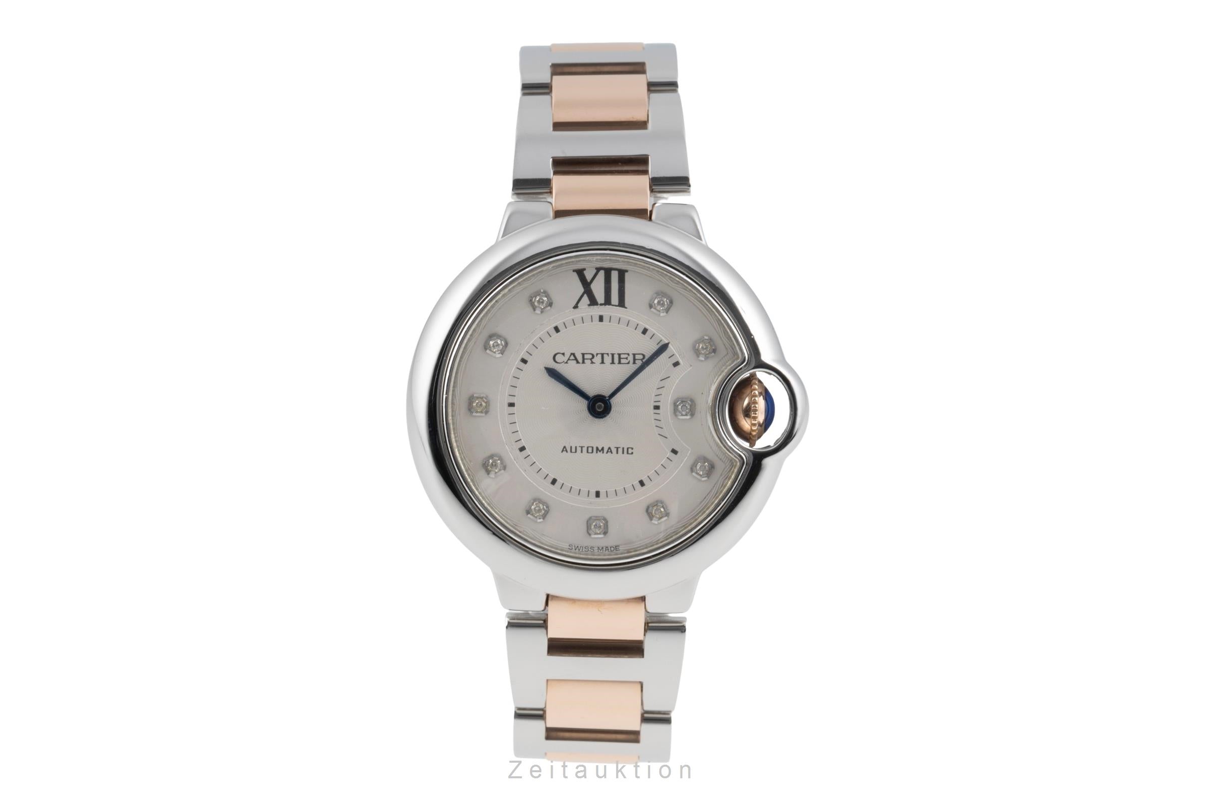 Cartier Ballon Bleu de Cartier acier / or  automatique montre pour femmes WE902044  [2506108]