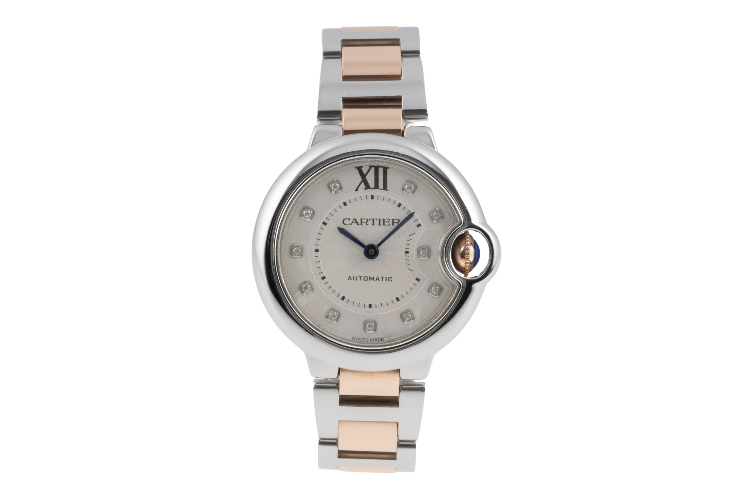 Cartier Ballon Bleu de Cartier acier / or  automatique montre pour femmes WE902044  [2506108]