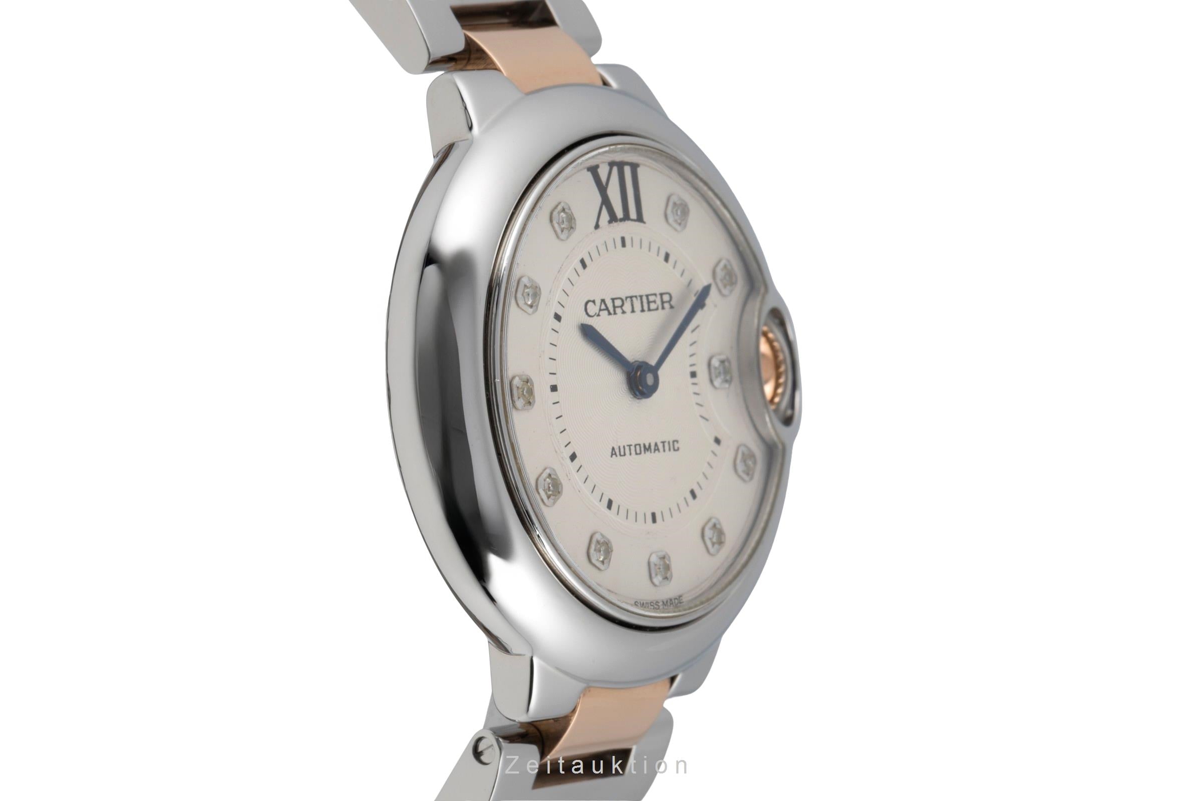 Cartier Ballon Bleu de Cartier acier / or  automatique montre pour femmes WE902044  [2506108]