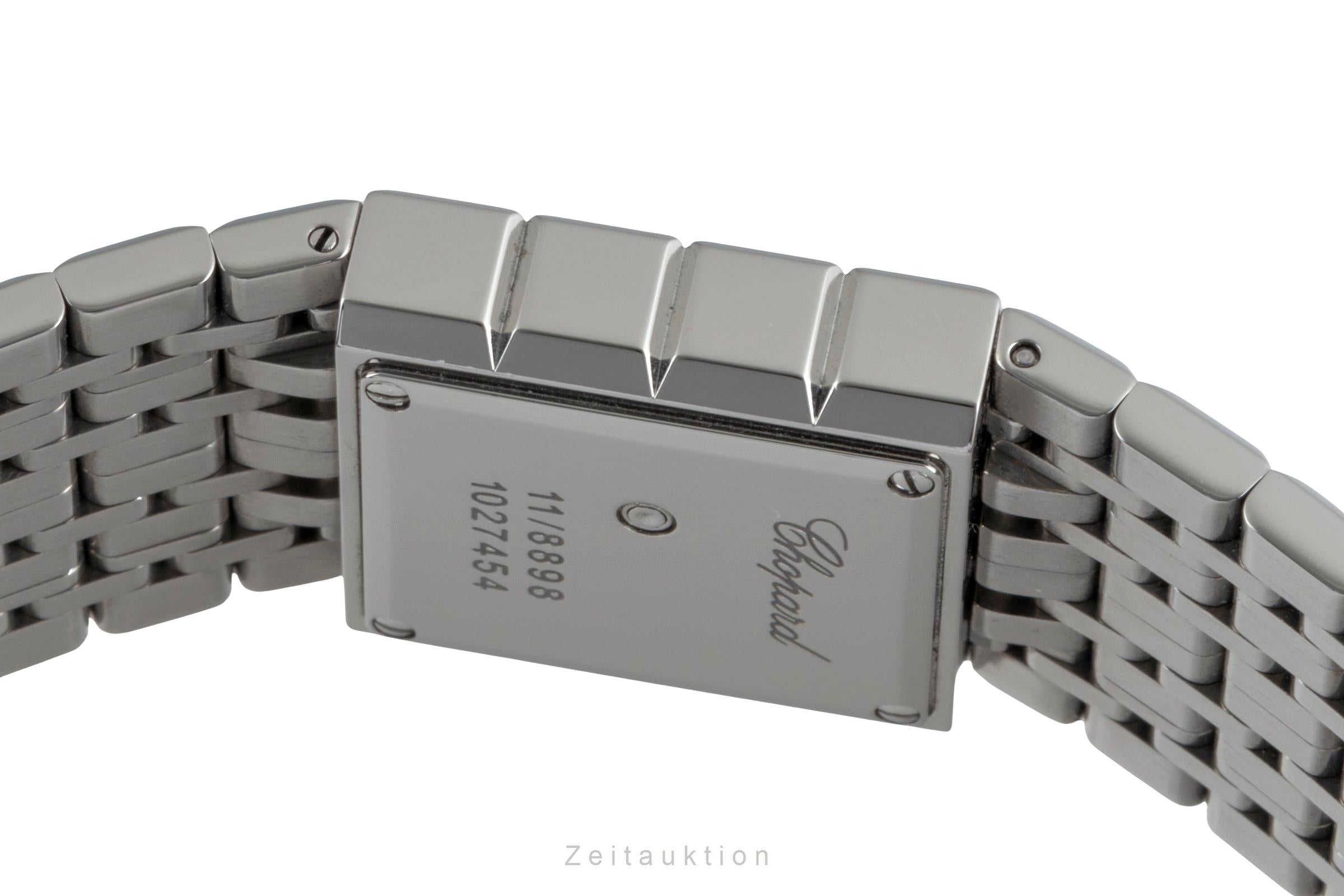 Chopard Ice Cube Black Dial Edelstahl Quarz Damenuhr Ref. 11/8898  [2506109]