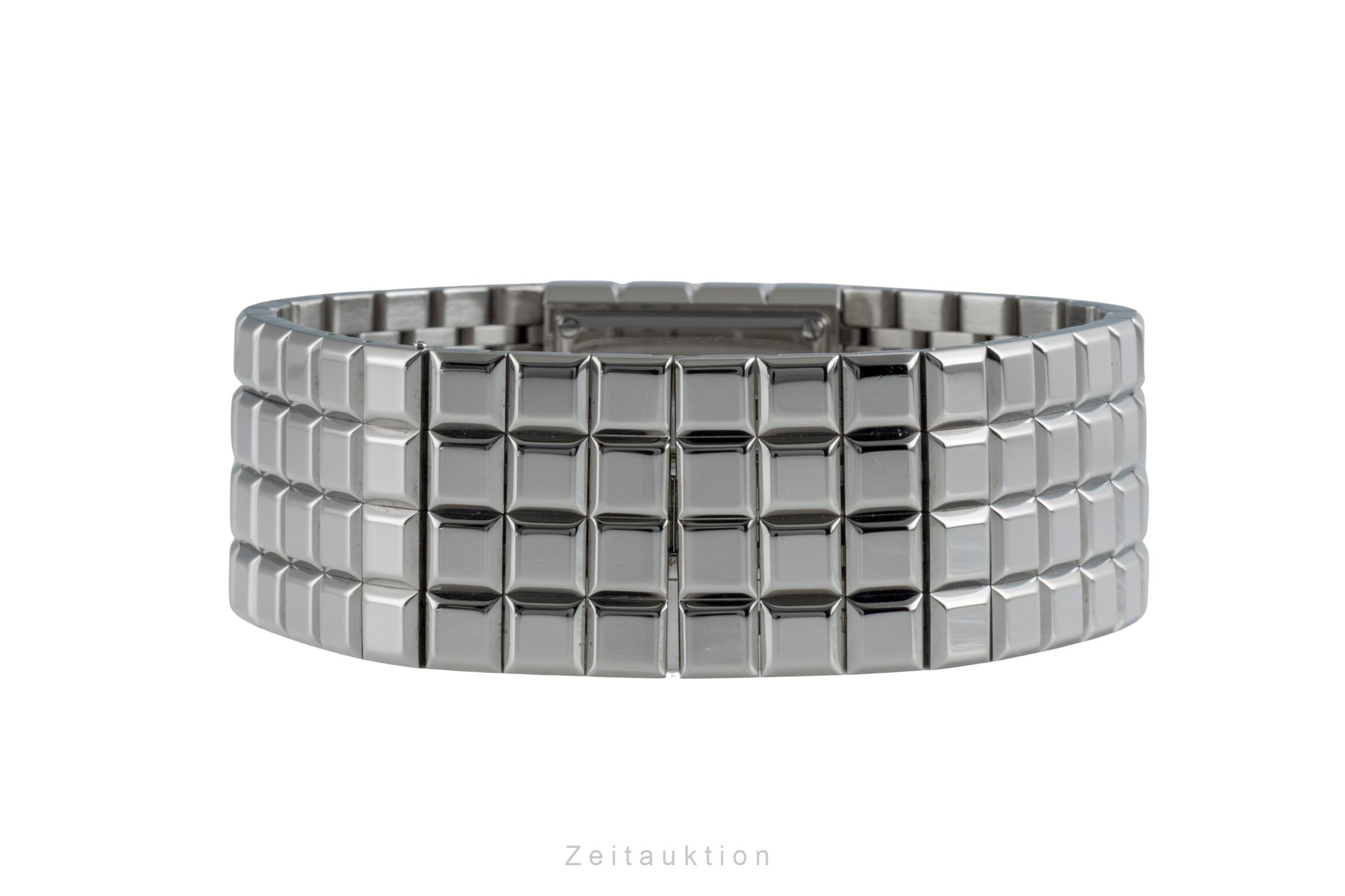 Chopard Ice Cube Black Dial Edelstahl Quarz Damenuhr Ref. 11/8898  [2506109]