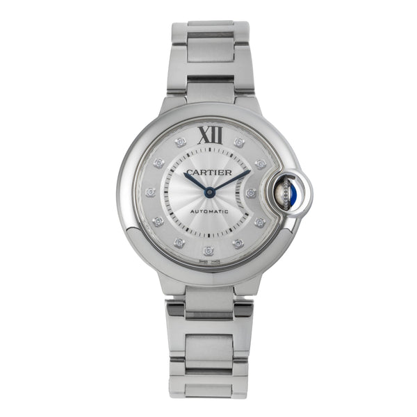 Cartier Bollon Bleu Diamant Zifferblatt Stahl Gold Automatik Ref. WE902074 [2506111]
