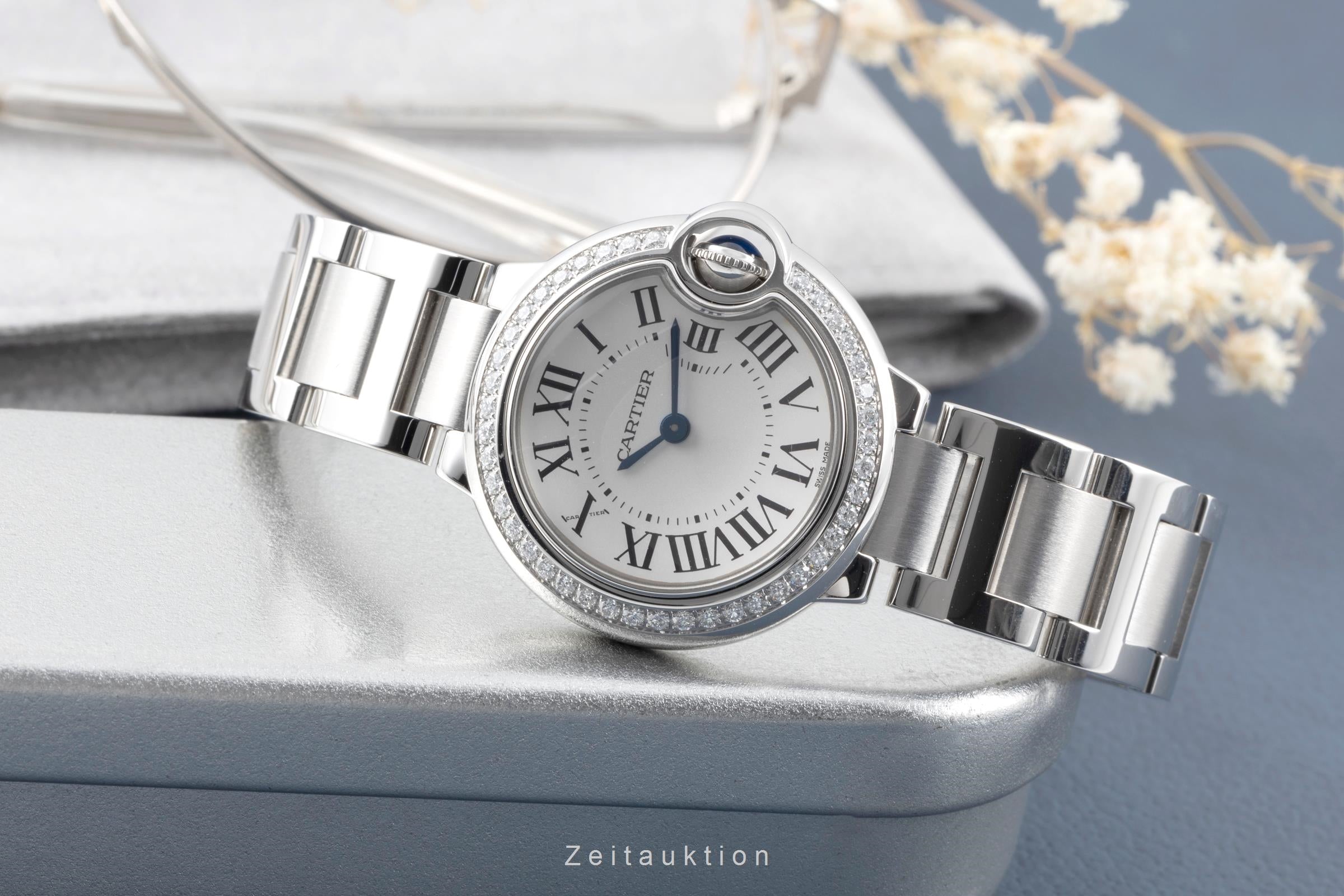 Cartier Ballon Bleu de Cartier acero cuarzo reloj para damas  W4BB0015  [2506114]