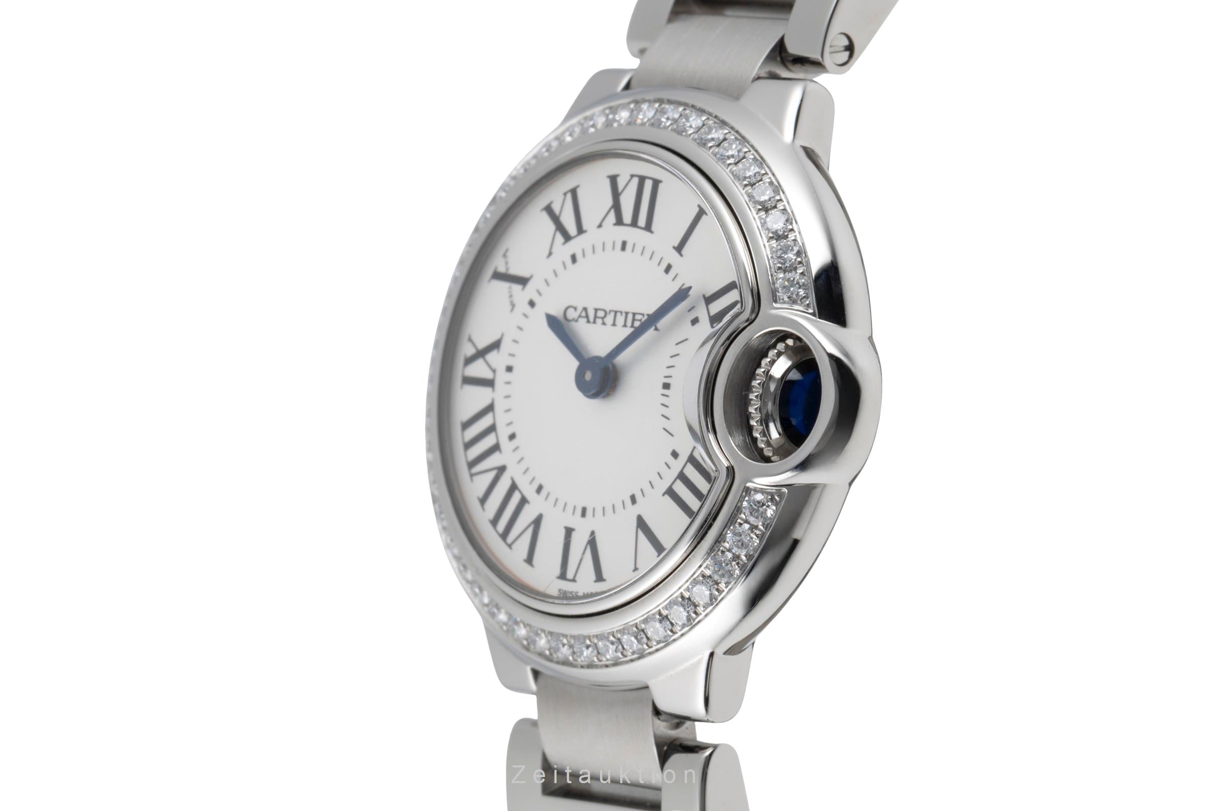 Cartier Ballon Bleu de Cartier acero cuarzo reloj para damas  W4BB0015  [2506114]