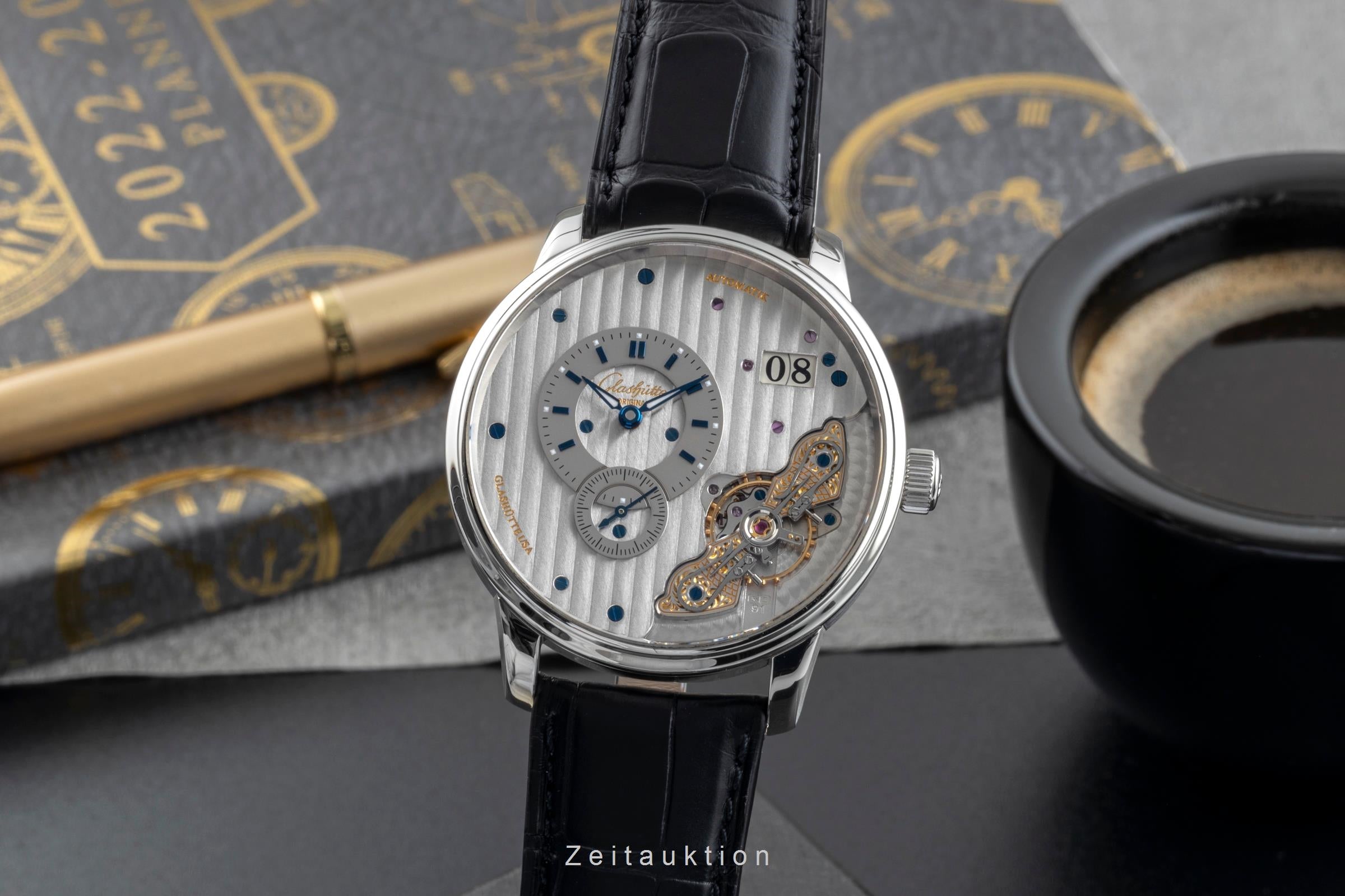 Glashütte PanoMaticInverse Stahl Automatik Herrenuhr Ref. 1-91-02-02-02-30  [2506115]