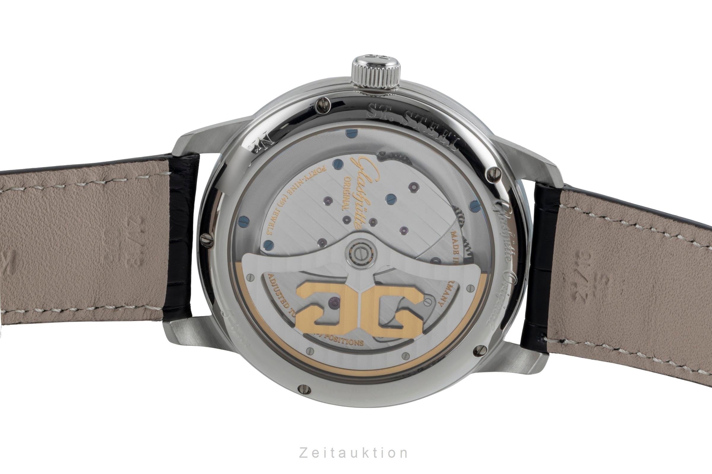 Glashütte PanoMaticInverse Stahl Automatik Herrenuhr Ref. 1-91-02-02-02-30  [2506115]