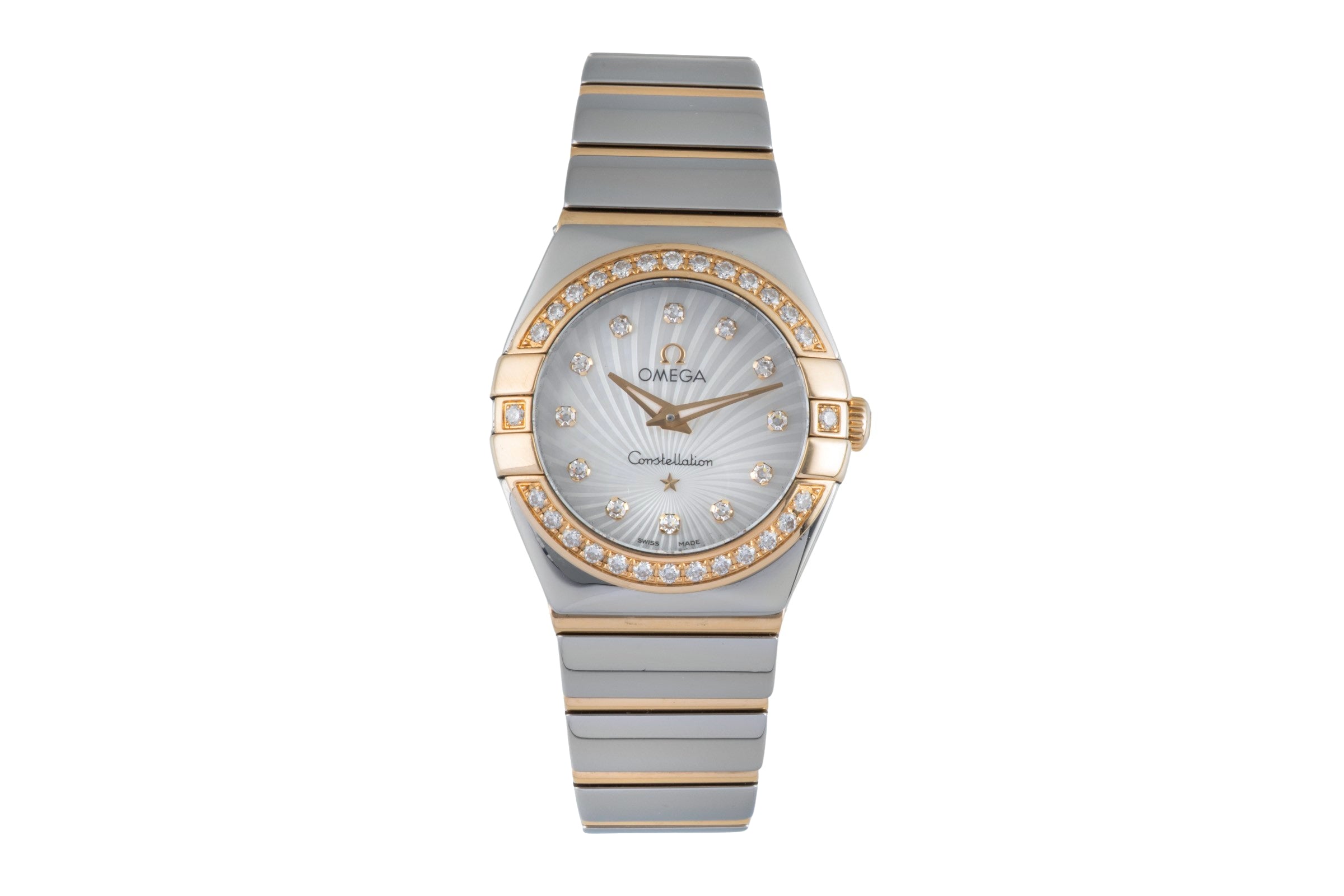 Omega Constellation acero / oro cuarzo reloj para damas  123.25.24.60.55.006 LP: 9900EUR  [2506116]