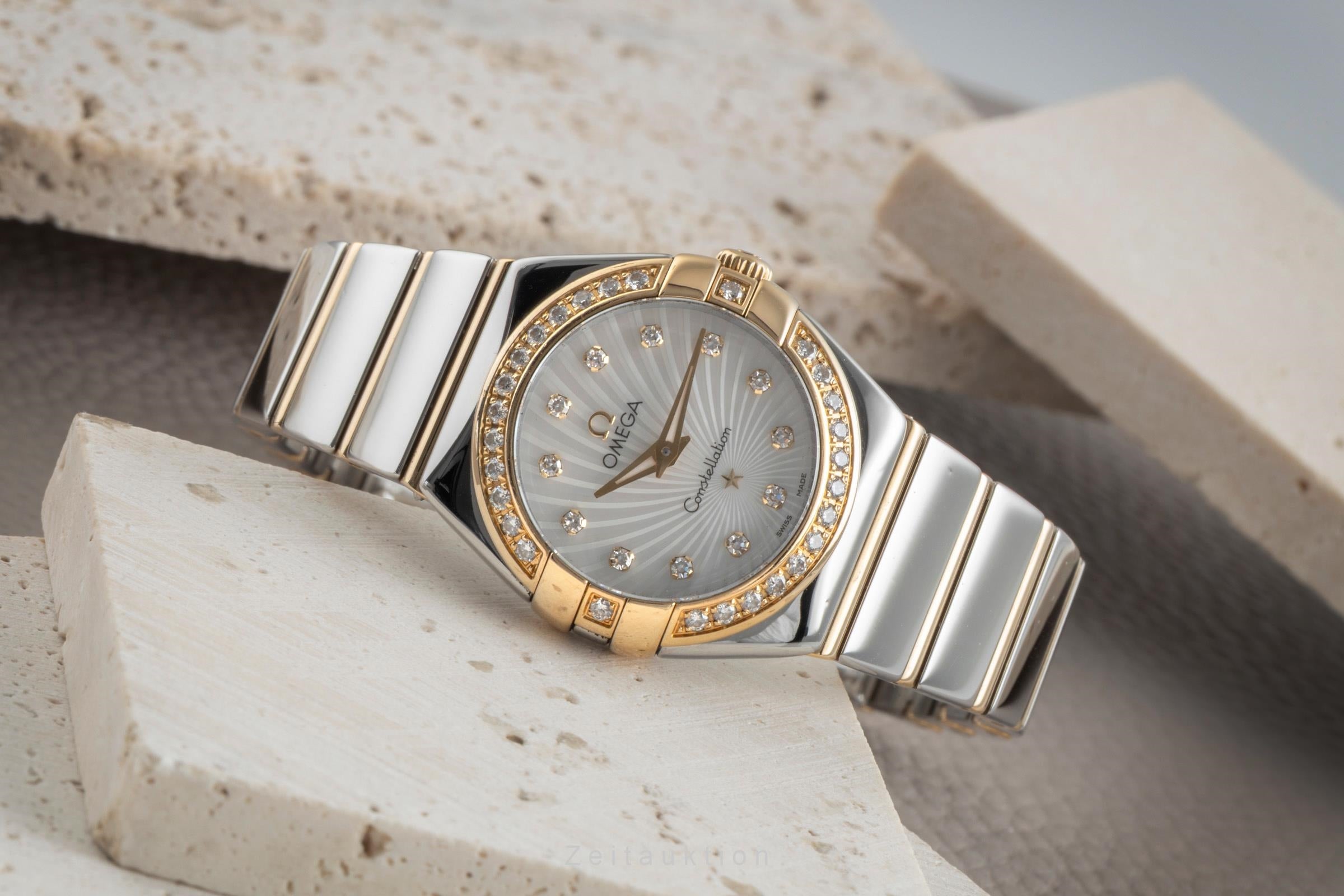 Omega Constellation Stahl/Rotgold MOP Diamanten Ref.123.25.24.60.55.006  [2506116]