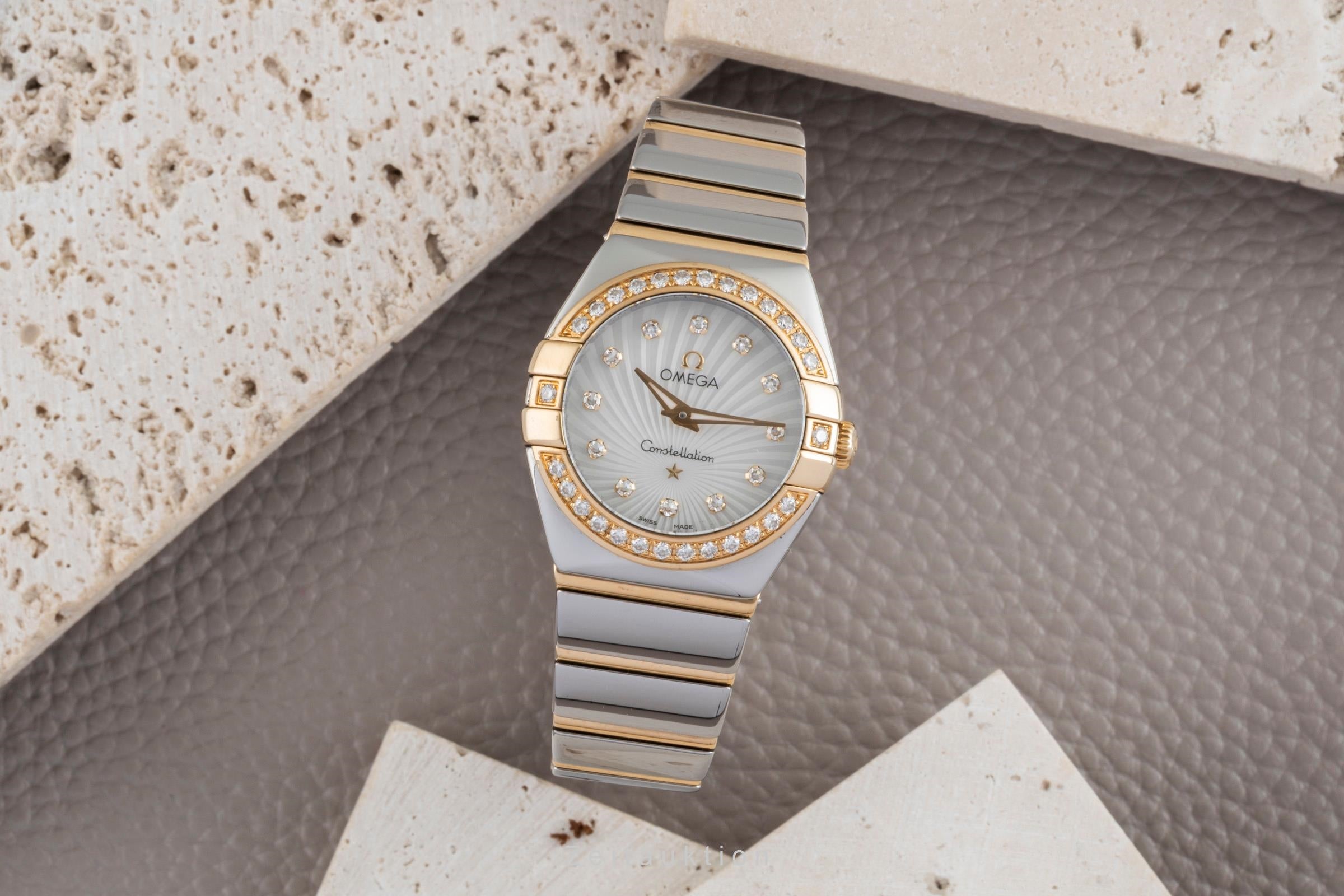 Omega Constellation Stahl/Rotgold MOP Diamanten Ref.123.25.24.60.55.006  [2506116]
