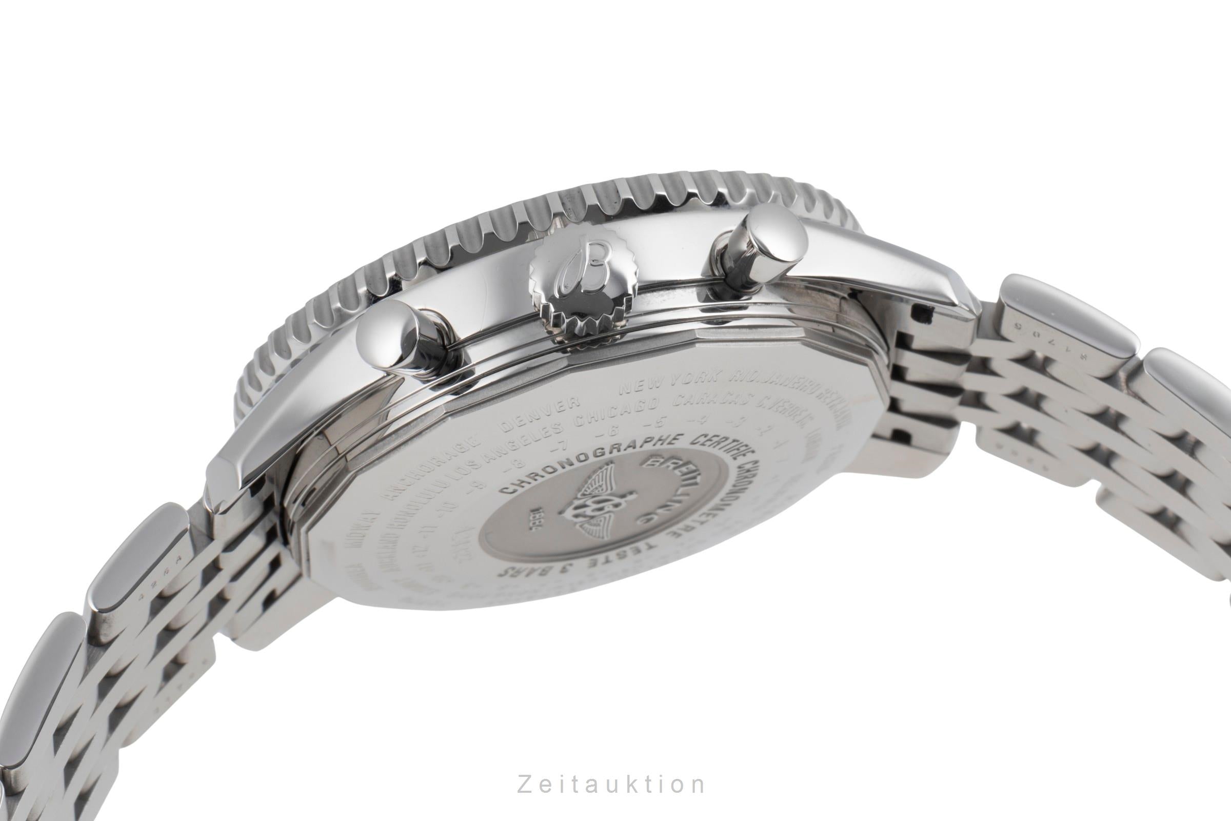 Breitling Navitimer World cronografo acciaio automatismo orologio da uomo A24322 LP: 9850EUR  [2506118]