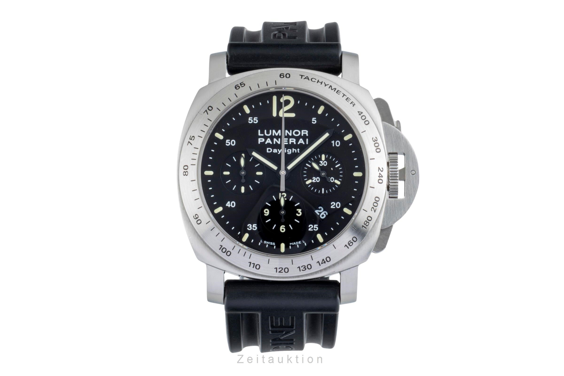 Panerai Luminor Chrono Daylight chronographe acier automatique montre pour hommes PAM00250  [2506120]