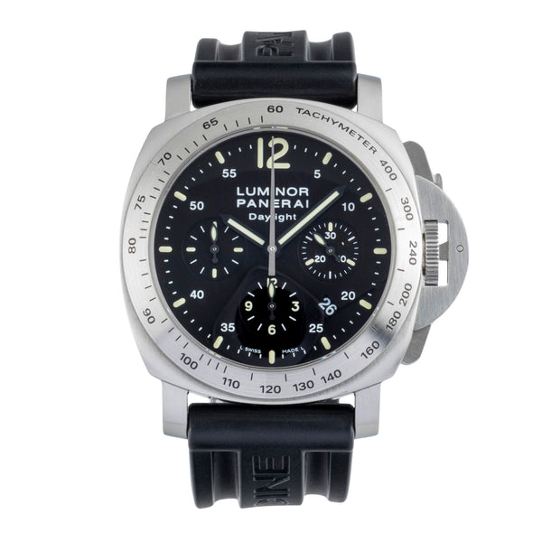 Panerai Luminor Chrono Daylight chronographe acier automatique montre pour hommes PAM00250  [2506120]