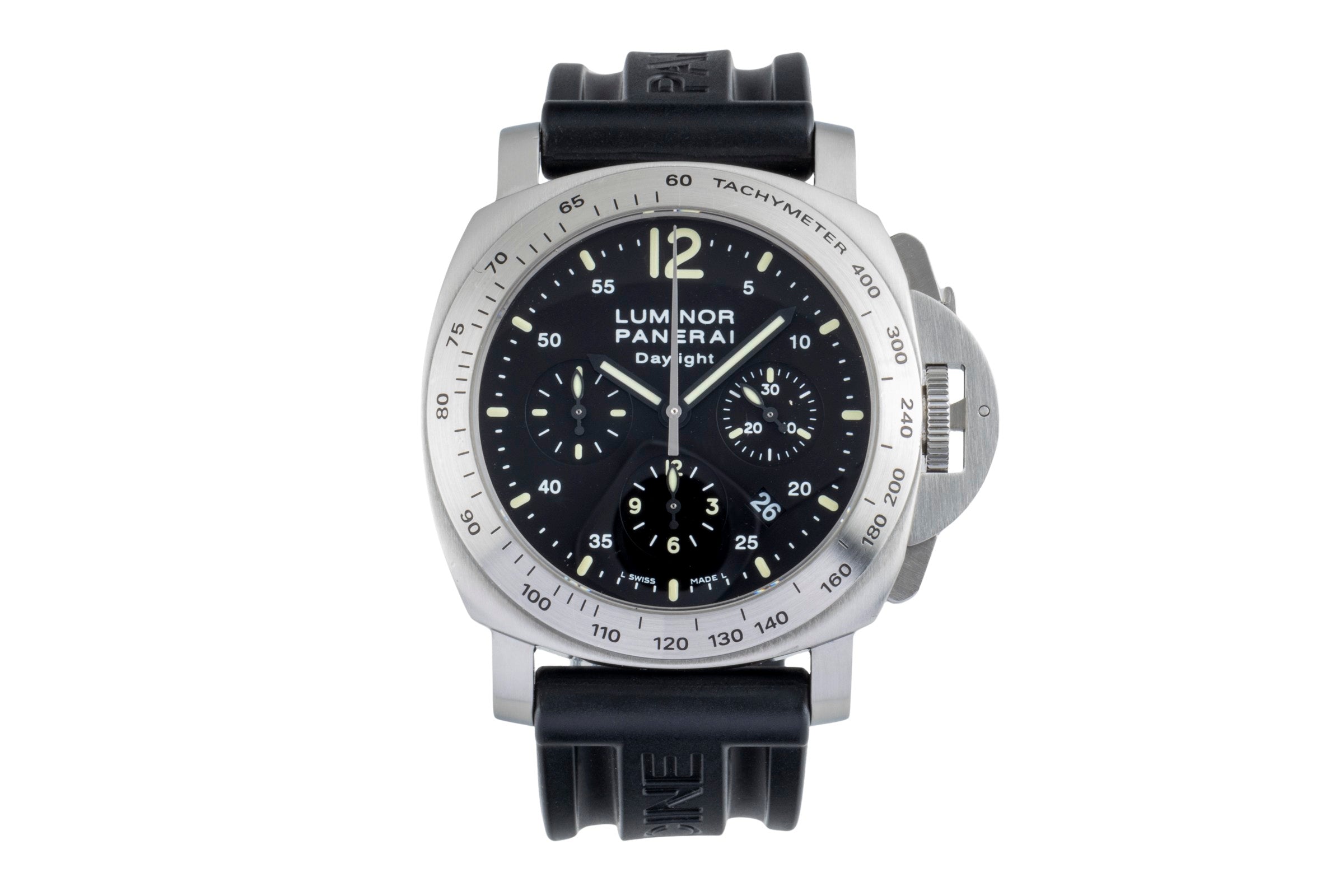 Panerai Luminor Chrono Daylight chronographe acier automatique montre pour hommes PAM00250  [2506120]