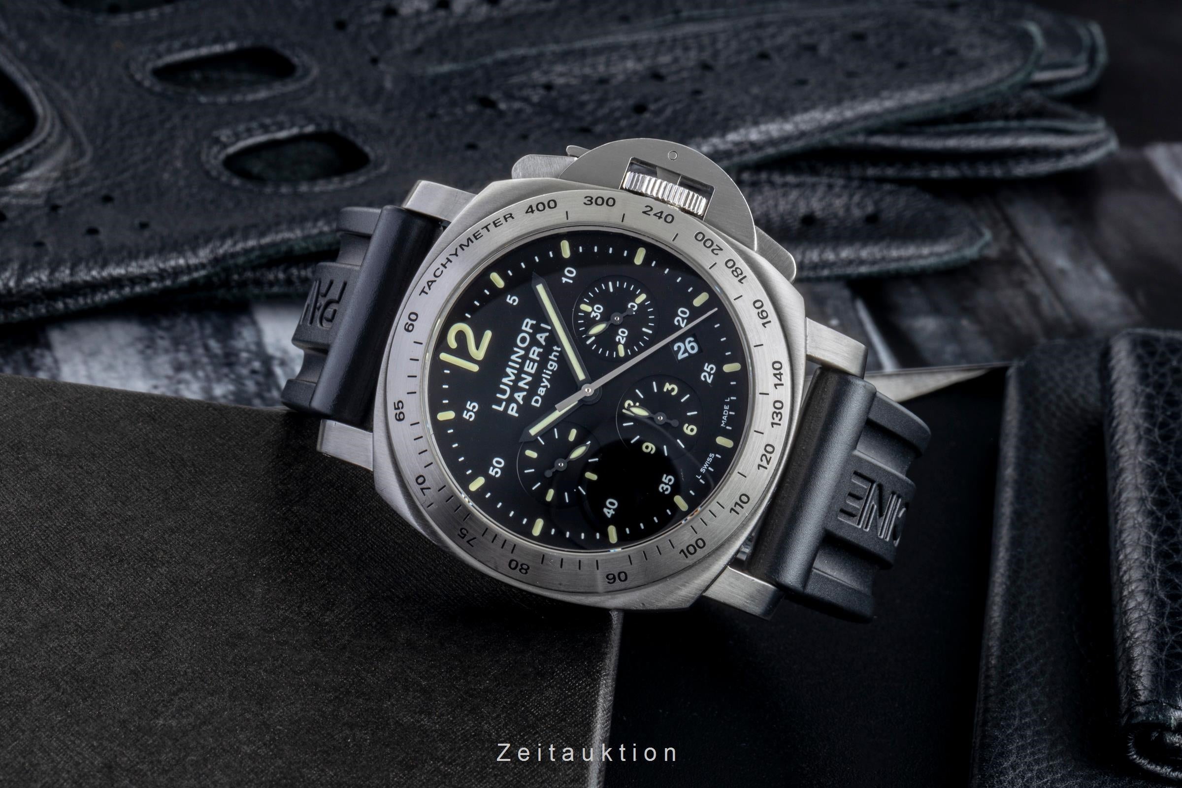 Panerai Luminor Chrono Daylight chronographe acier automatique montre pour hommes PAM00250  [2506120]