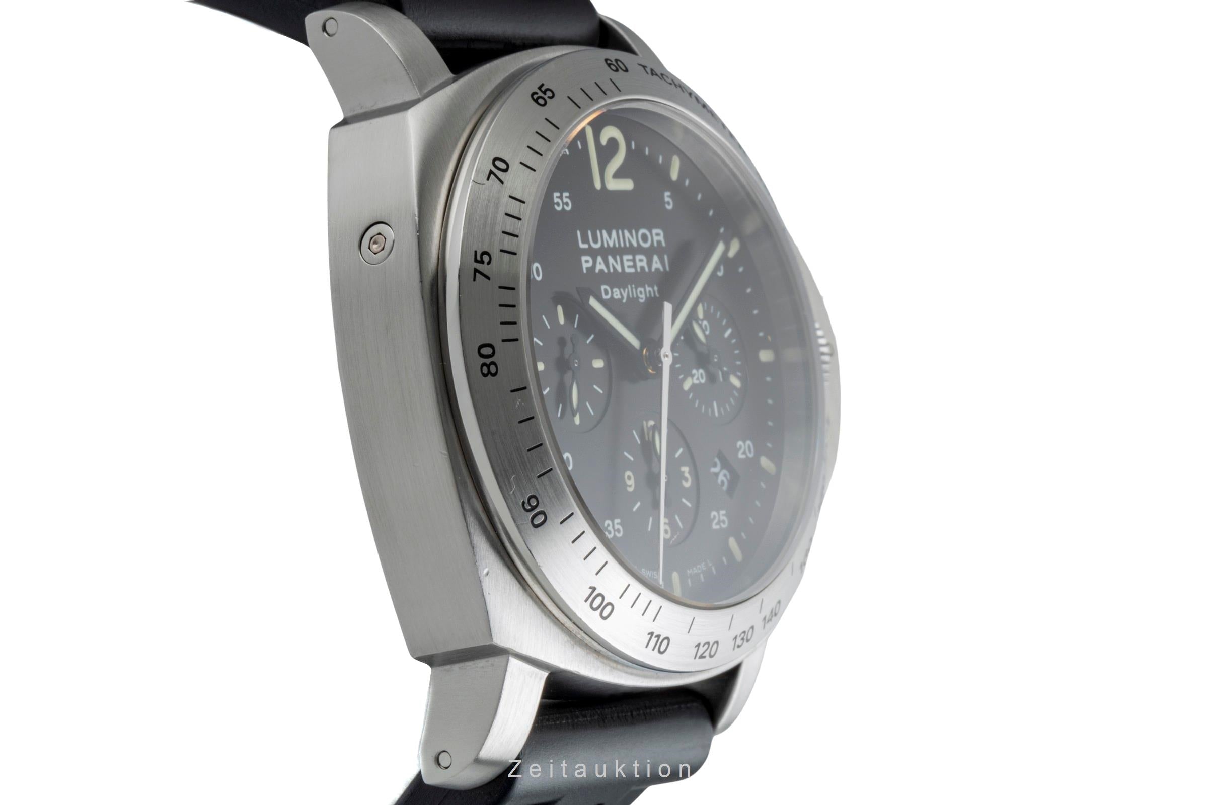 Panerai Luminor Chrono Daylight chronographe acier automatique montre pour hommes PAM00250  [2506120]