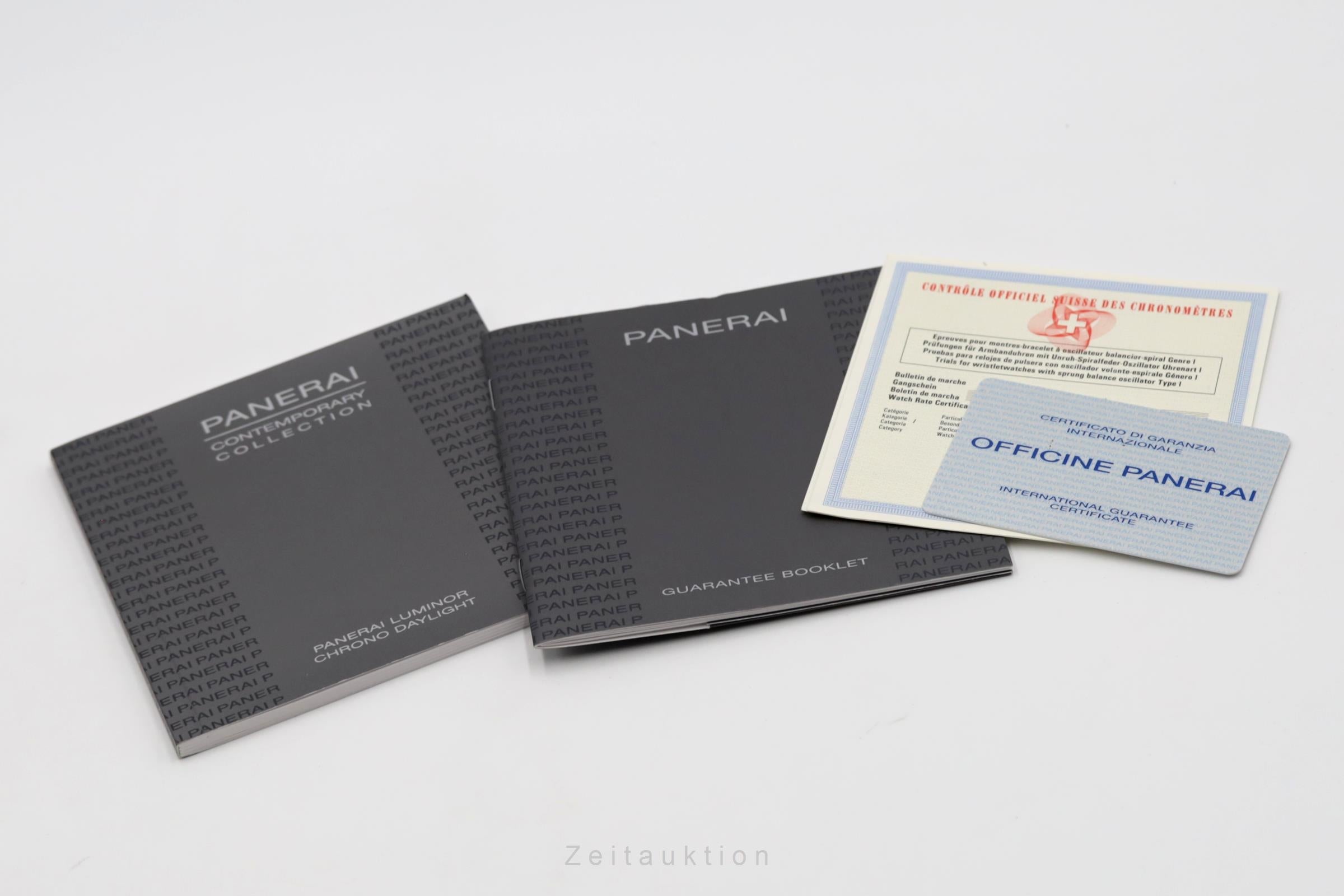 Panerai Luminor Chrono Daylight chronographe acier automatique montre pour hommes PAM00250  [2506120]