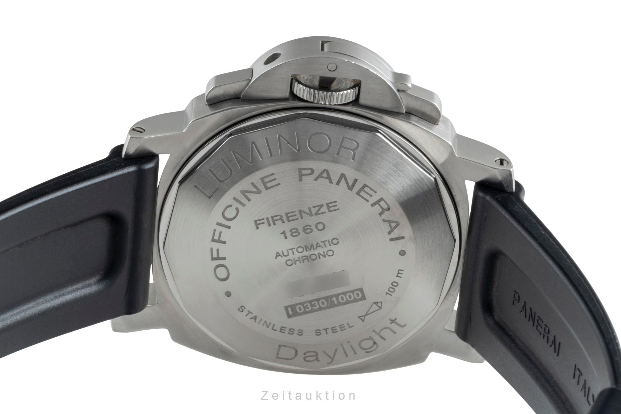 Panerai Luminor Chrono Daylight chronographe acier automatique montre pour hommes PAM00250  [2506120]