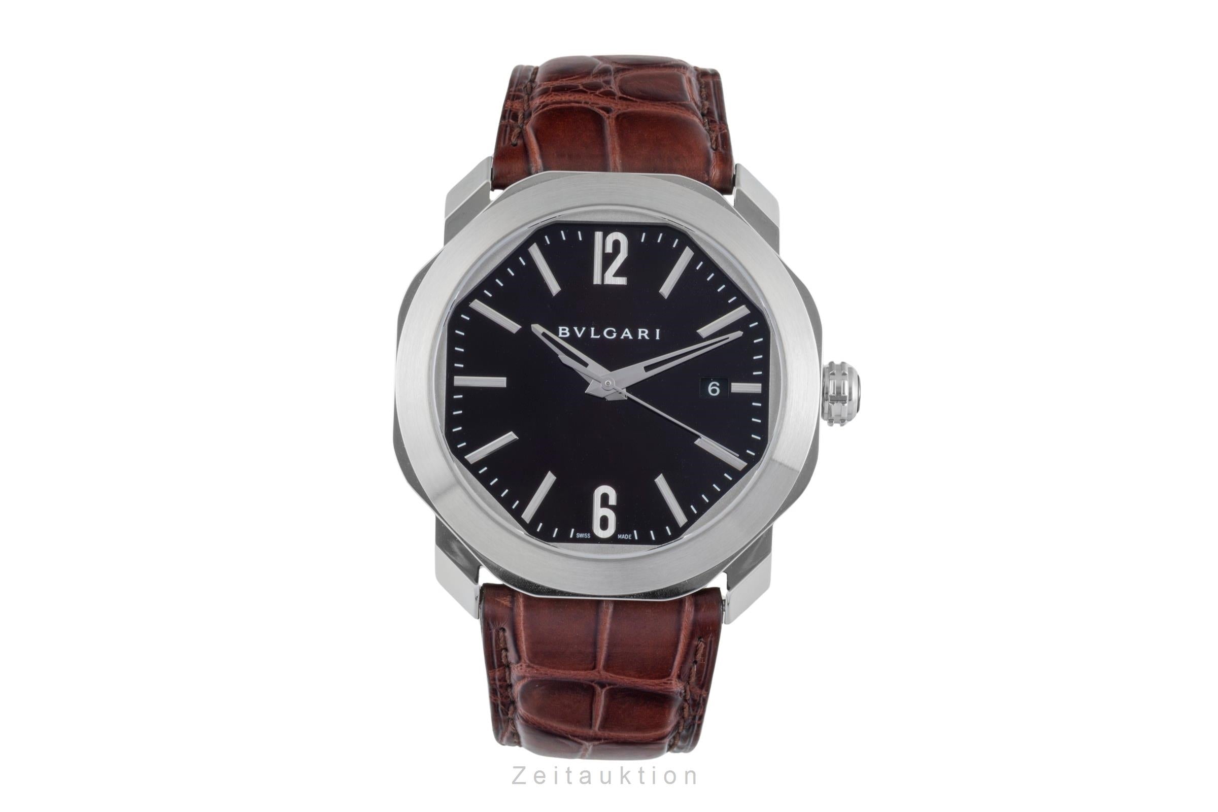 Bvlgari Octo Roma acciaio automatismo orologio da uomo 102705  OC 41 S LP: 7900EUR  [2506124]