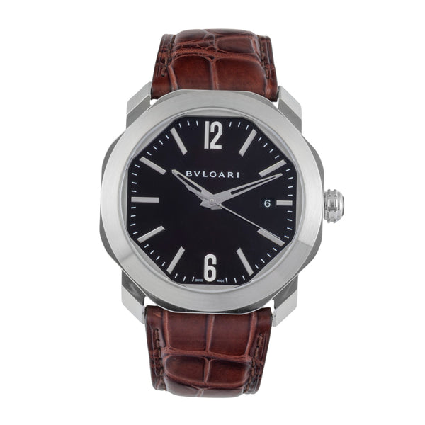 Bvlgari Octo Roma acciaio automatismo orologio da uomo 102705  OC 41 S LP: 7900EUR  [2506124]