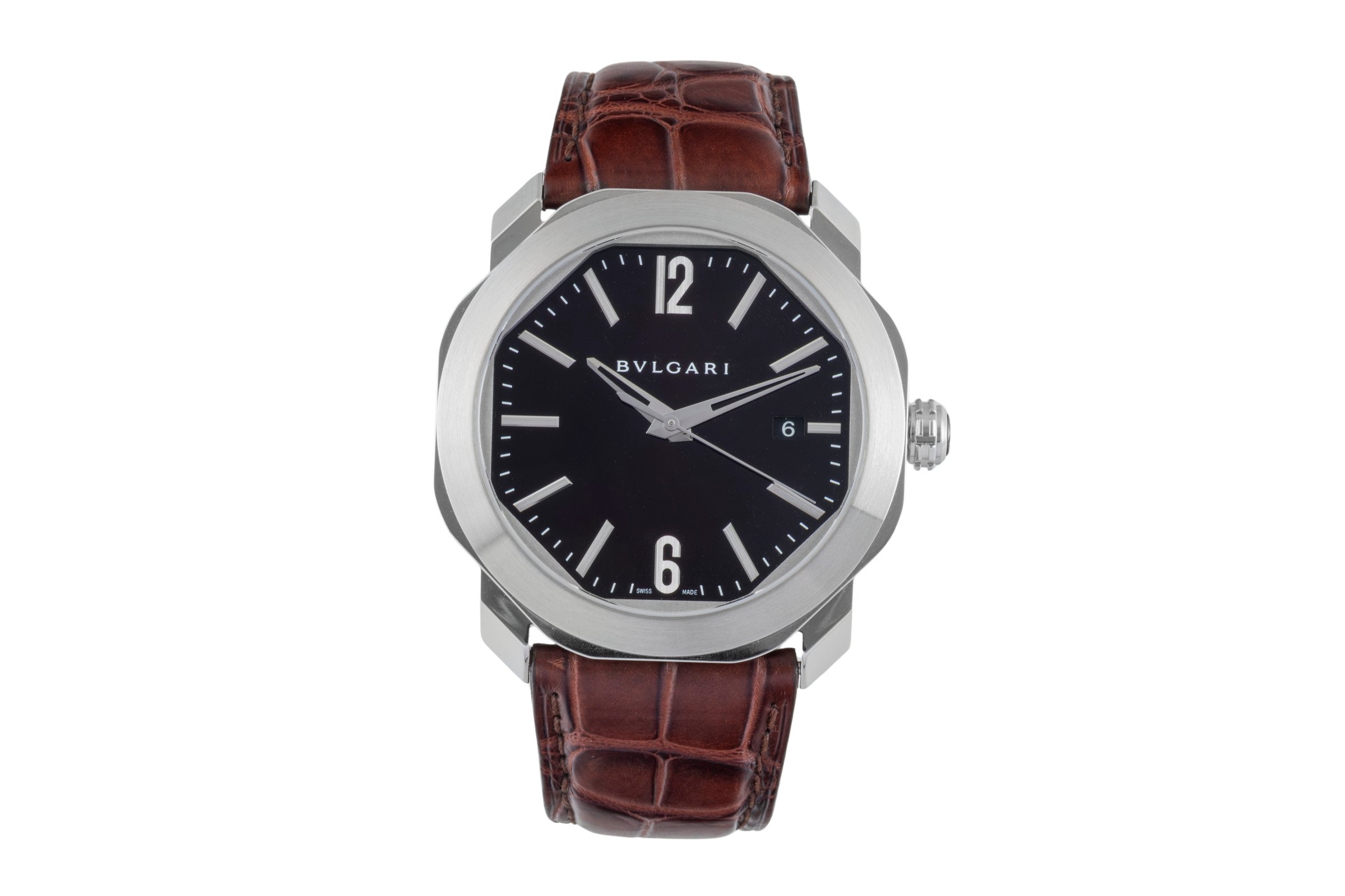 Bvlgari Octo Roma acier automatique montre pour hommes 102705  OC 41 S LP: 7900EUR  [2506124]