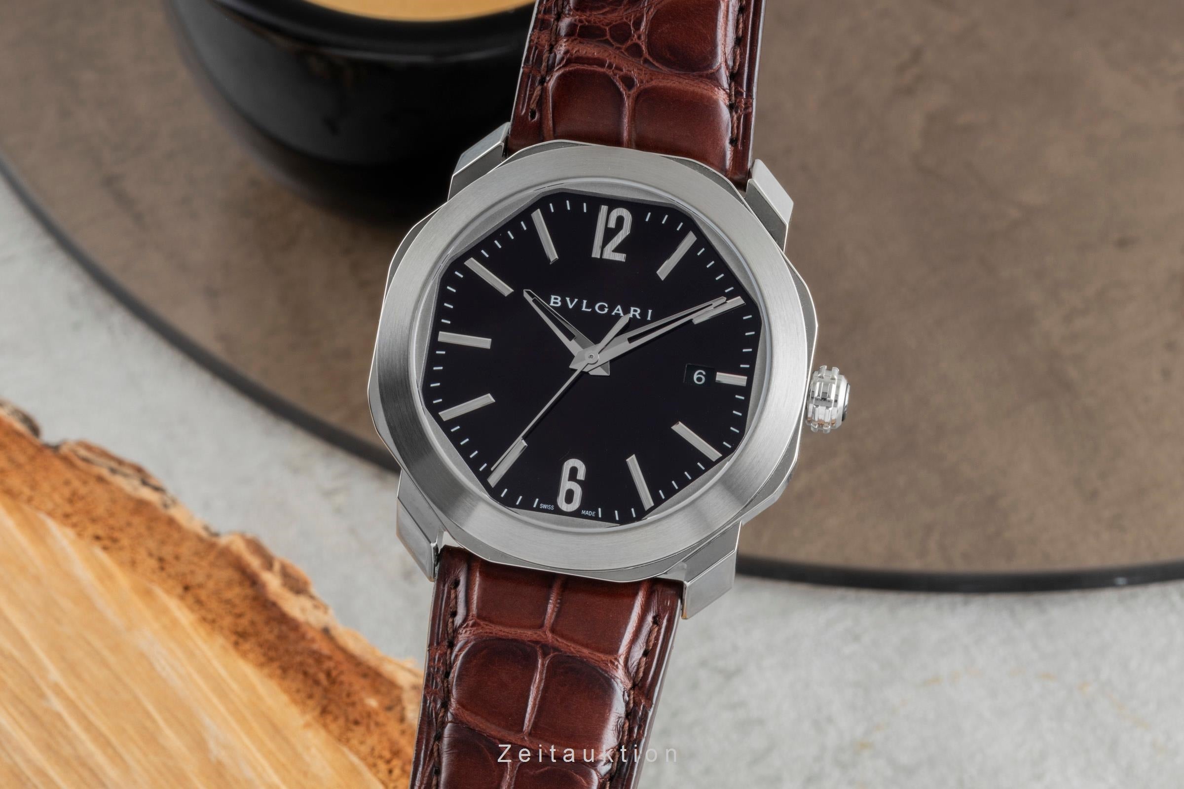 Bvlgari Octo Roma acier automatique montre pour hommes 102705  OC 41 S LP: 7900EUR  [2506124]