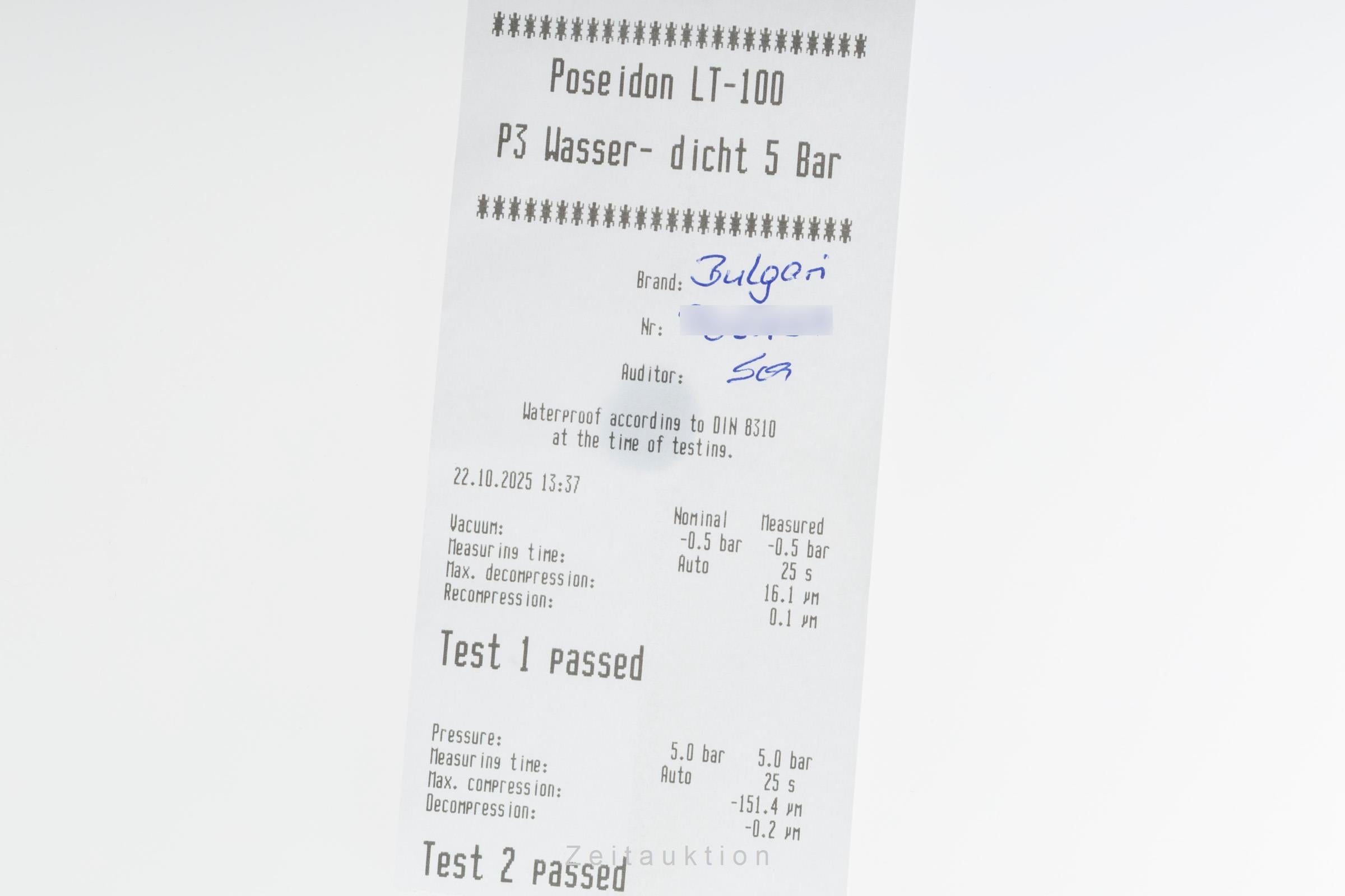 Bvlgari Octo Roma acciaio automatismo orologio da uomo 102705  OC 41 S LP: 7900EUR  [2506124]