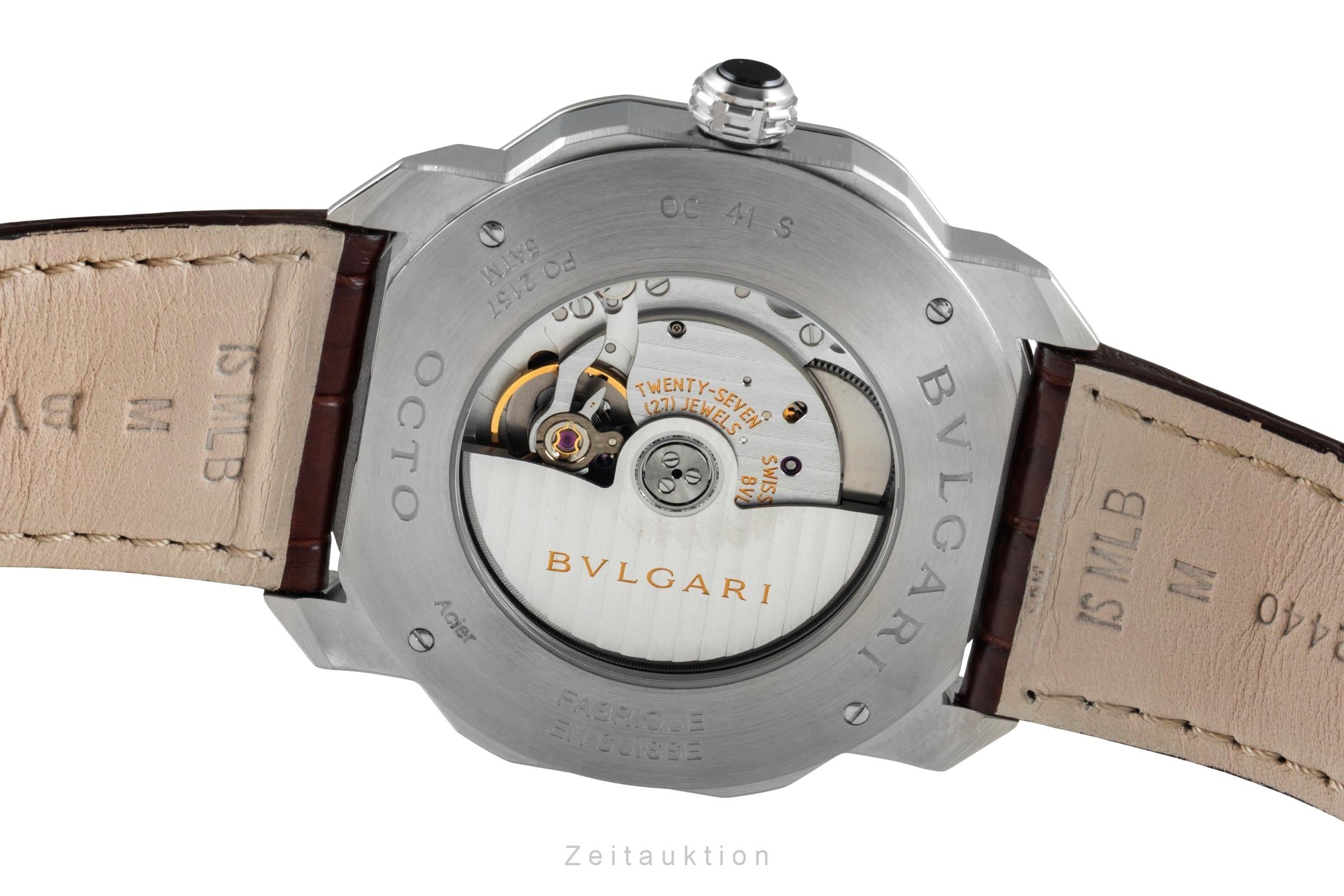 Bvlgari Octo Roma acciaio automatismo orologio da uomo 102705  OC 41 S LP: 7900EUR  [2506124]
