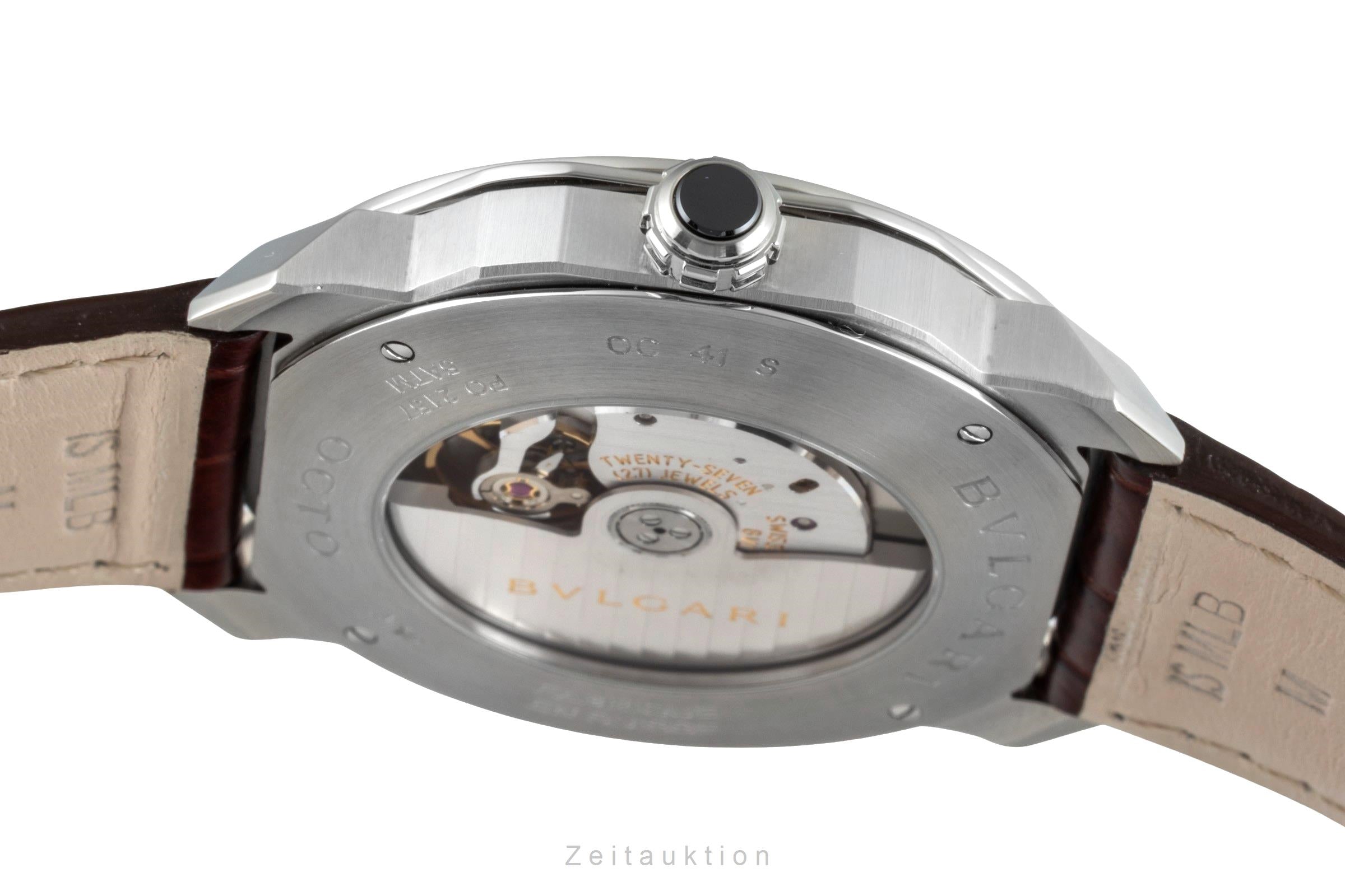 Bvlgari Octo Roma acciaio automatismo orologio da uomo 102705  OC 41 S LP: 7900EUR  [2506124]