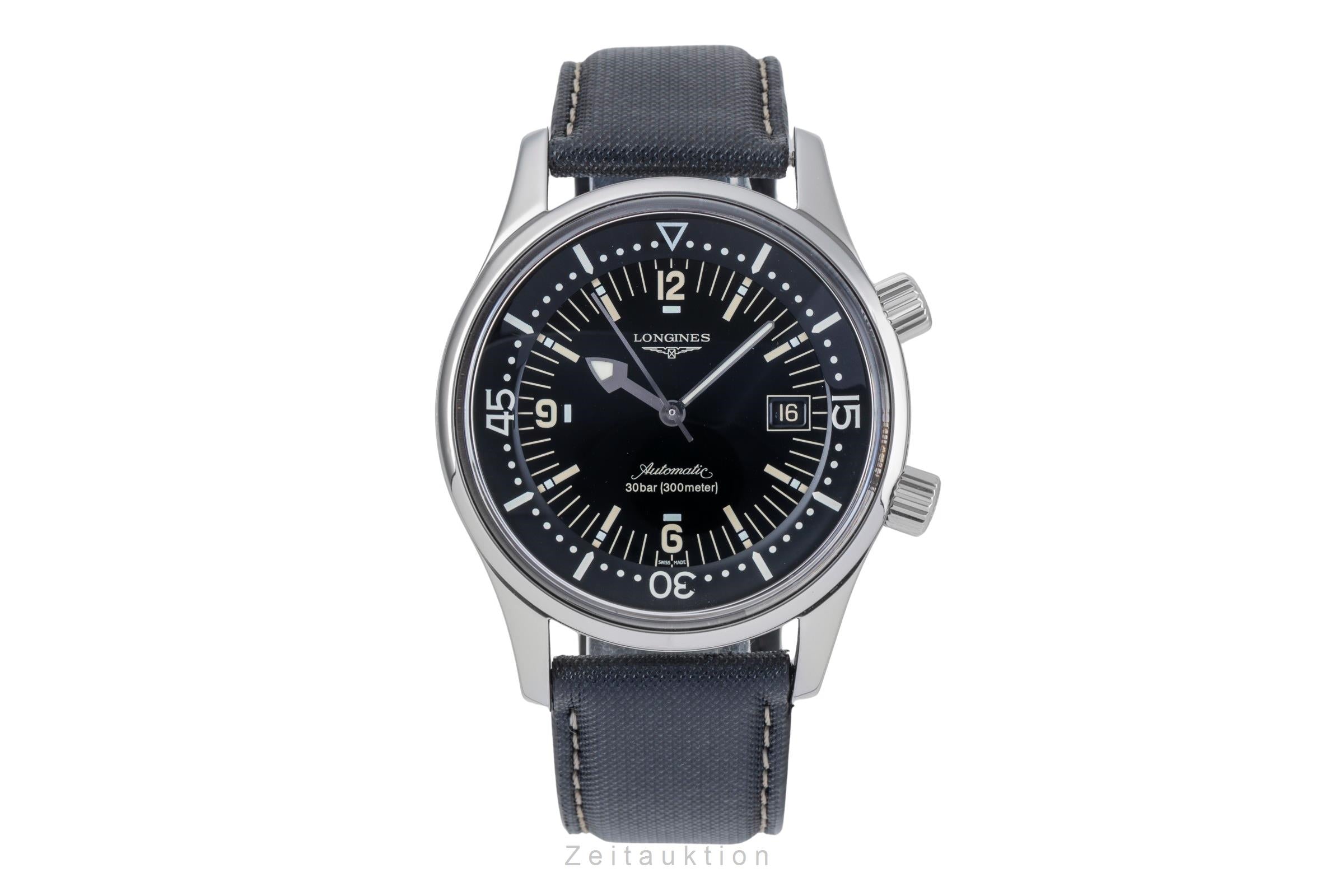 Longines Legend Diver acier automatique montre pour hommes L3.674.4.50.0 LP: 2550EUR  [2506128]